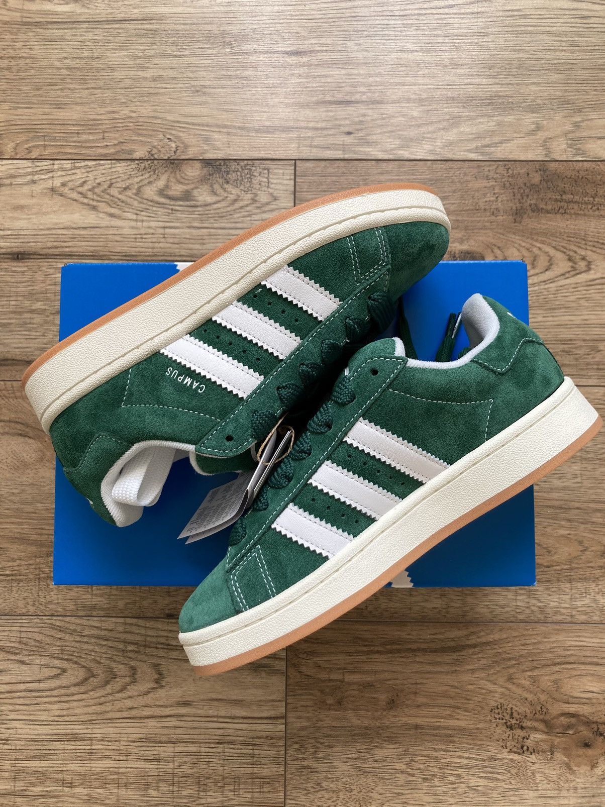 Adidas adidas Campus 00s Dark Green Cloud White (H03472) 38.5 EU Size US 6 / EU 39 - 3 Thumbnail