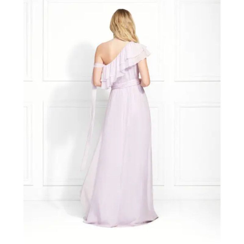 Rachel Zoe RACHEL ZOE Susanna One Shoulder Ruffled Maxi Gown Lilac 8 Size M / US 6-8 / IT 42-44 - 3 Thumbnail