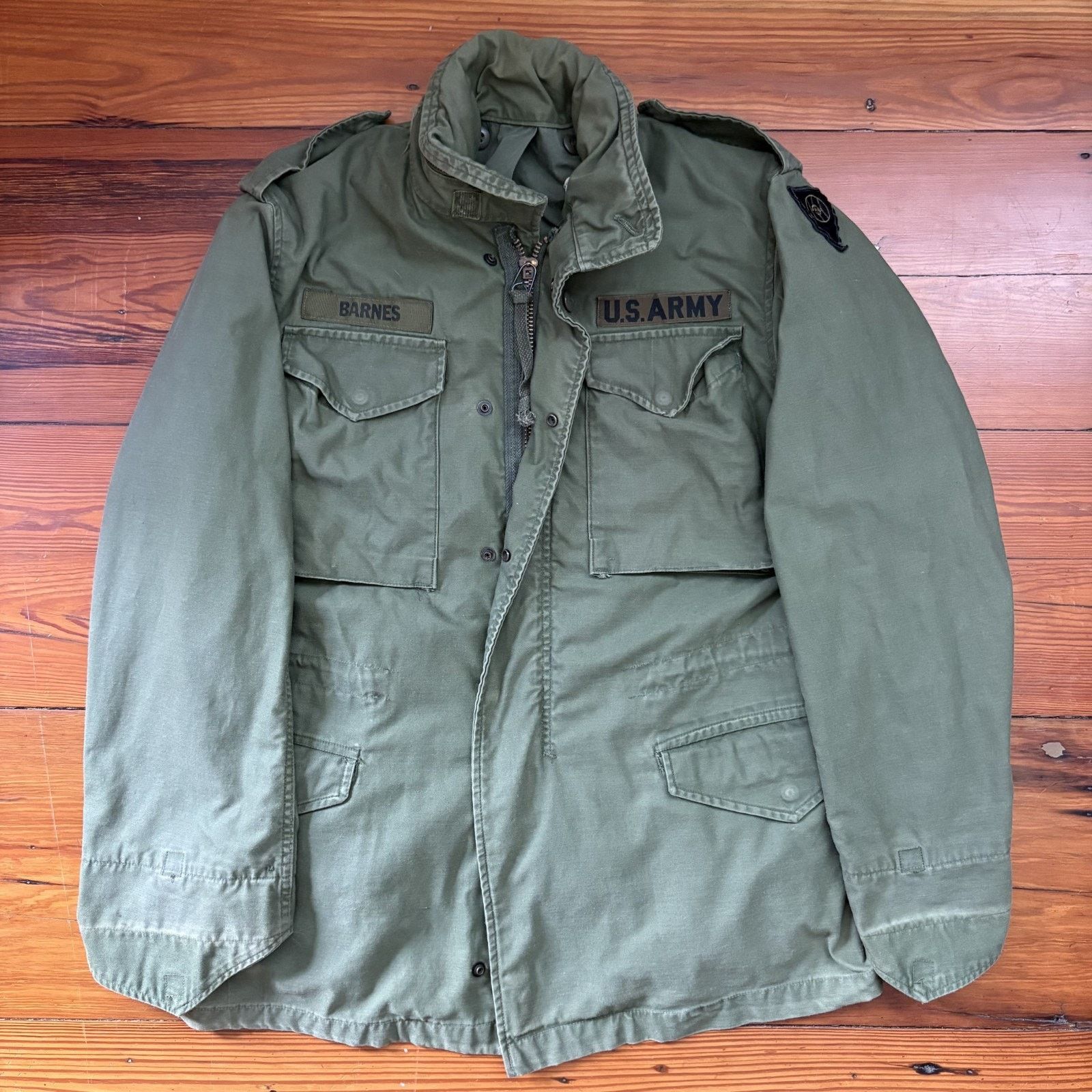 Alpha Industries × Vintage Vintage 70s M65 Jacket Scovill Olive 