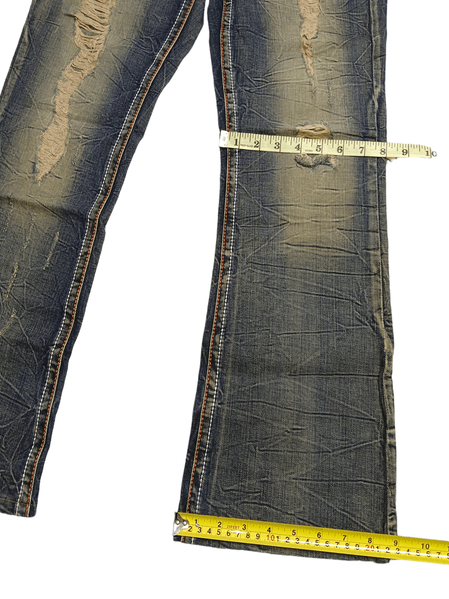 Japanese Brand 🔥FYE🔥 Seditionaries Distressed Flare Jeans Size US 30 / EU 46 - 16 Thumbnail