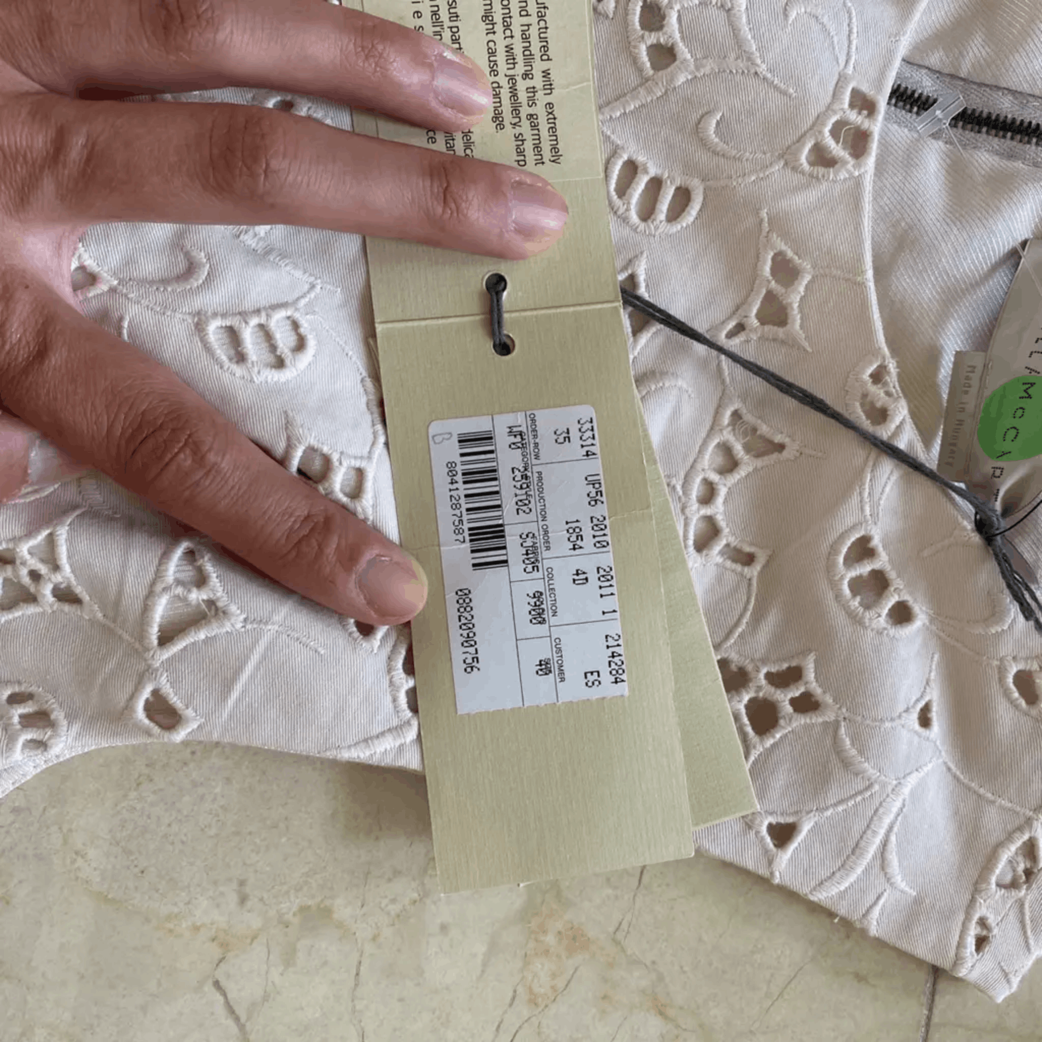 Stella McCartney Stella McCartney Eyelet Lace Dress — Minimal Luxury Size XL / US 12-14 / IT 48-50 - 4 Thumbnail