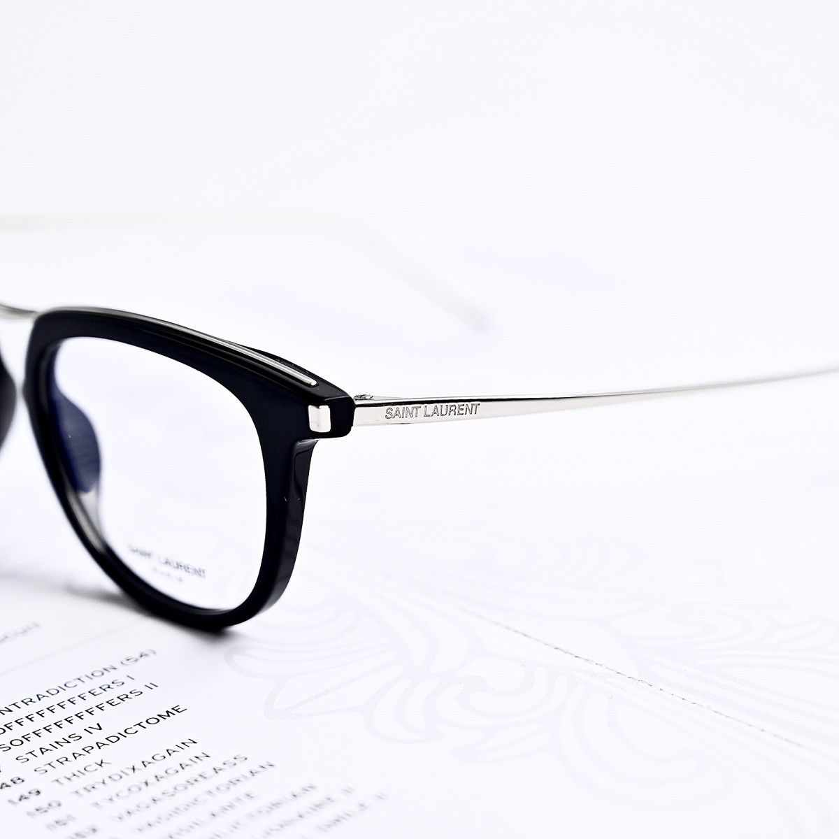 Saint Laurent Paris SAINT LAURENT SL753 OPT 001 GLASSES Size ONE SIZE - 3 Thumbnail