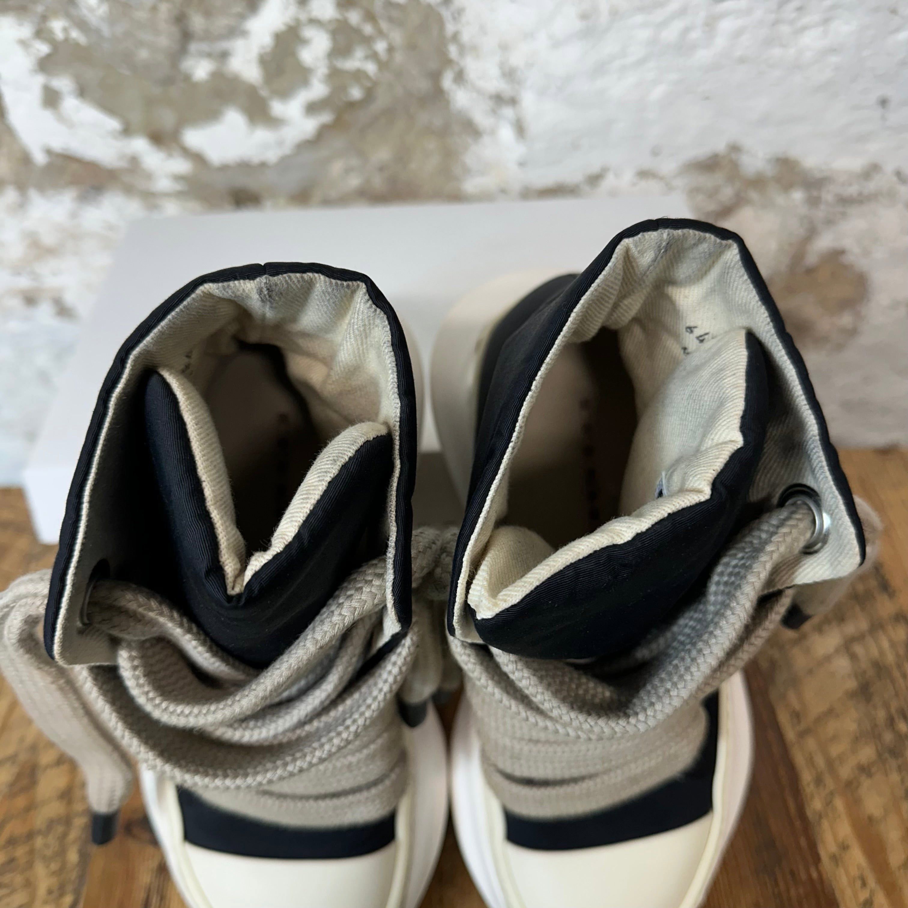 Rick Owens Jumbo Lace Abstract Black Sneaker Sz 6.5 (39.5)