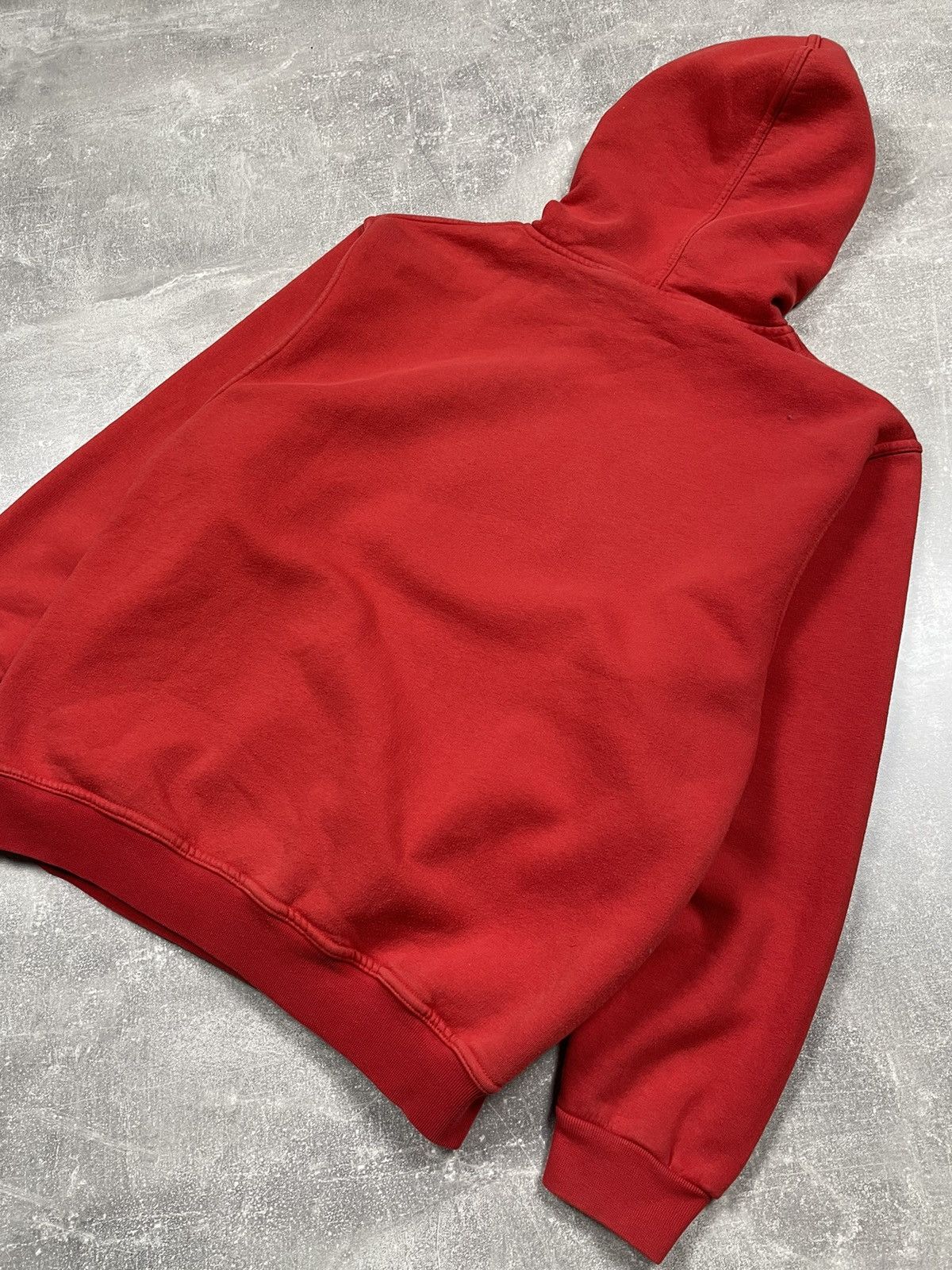 Vintage × eS Rare ES Skateboarding Footwear Red Hoodie Made in USA Size US M / EU 48-50 / 2 - 7 Thumbnail