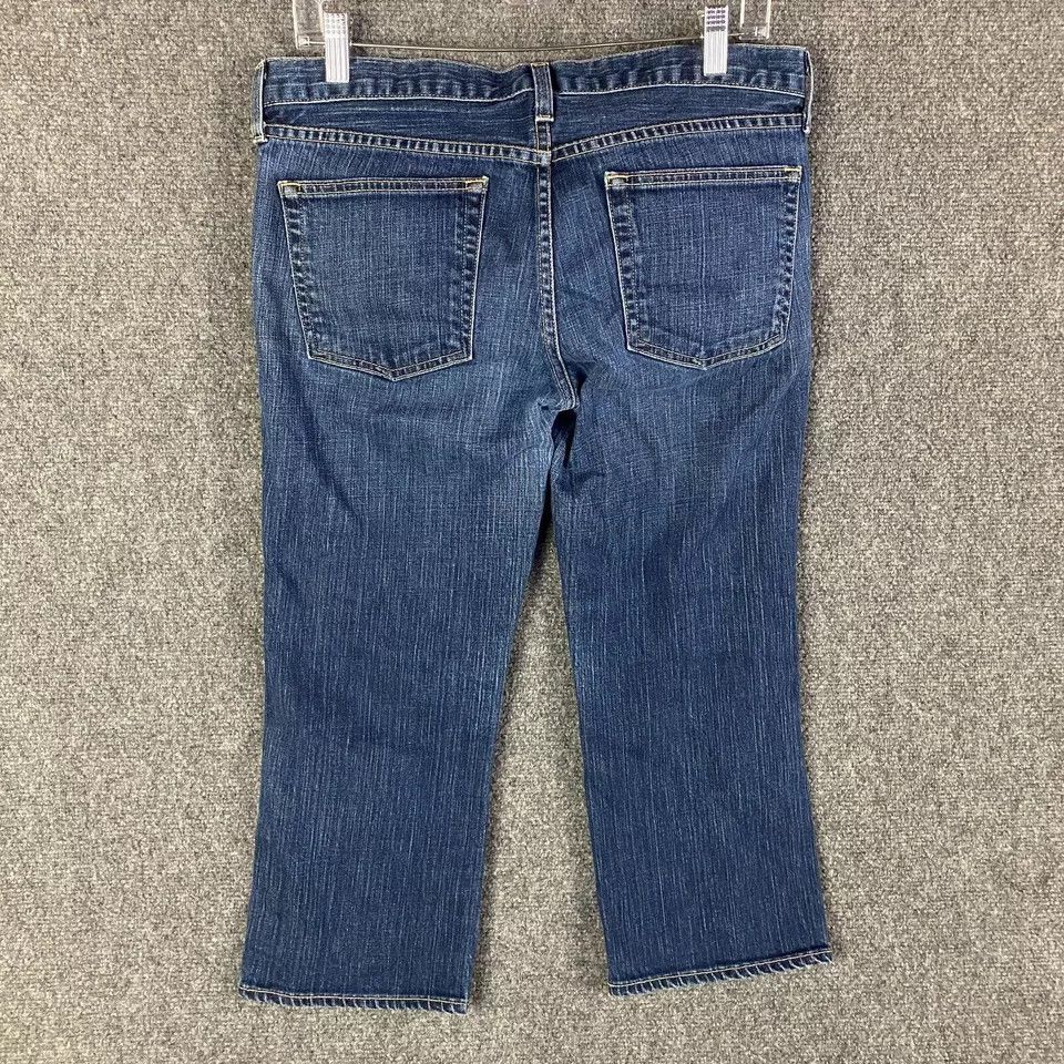 J.Crew × Vintage J Crew Hipslung Jeans Women's Size 30 Denim Distressed Size 32" / US 10 / IT 46 - 5 Thumbnail