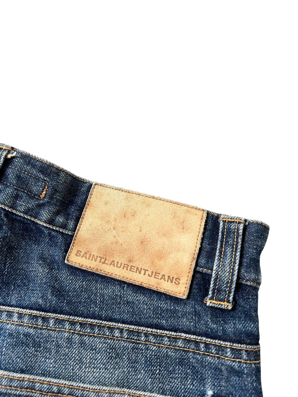 Yves Saint Laurent Saint Laurent Jeans Raw Aging Fading Size US 28 / EU 44 - 9 Thumbnail