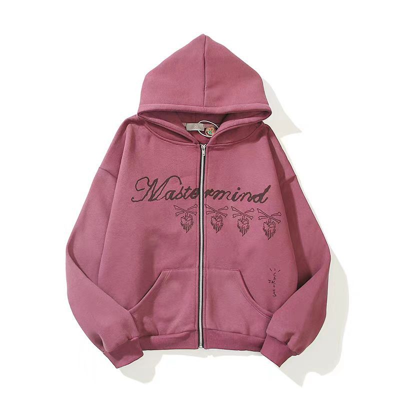 Japanese Brand × Vintage Street Retro Skull Print Loose Casual Hooded Sweatshirt Size US XL / EU 56 / 4 - 2 Thumbnail