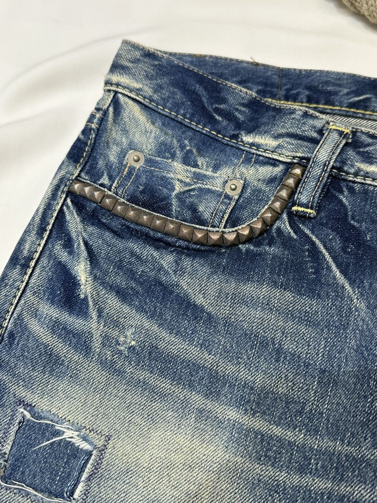 Hysteric Glamour 1990s Hysteric Glamour Selvedge Redline Jeans Size 30" / US 8 / IT 44 - 12 Thumbnail