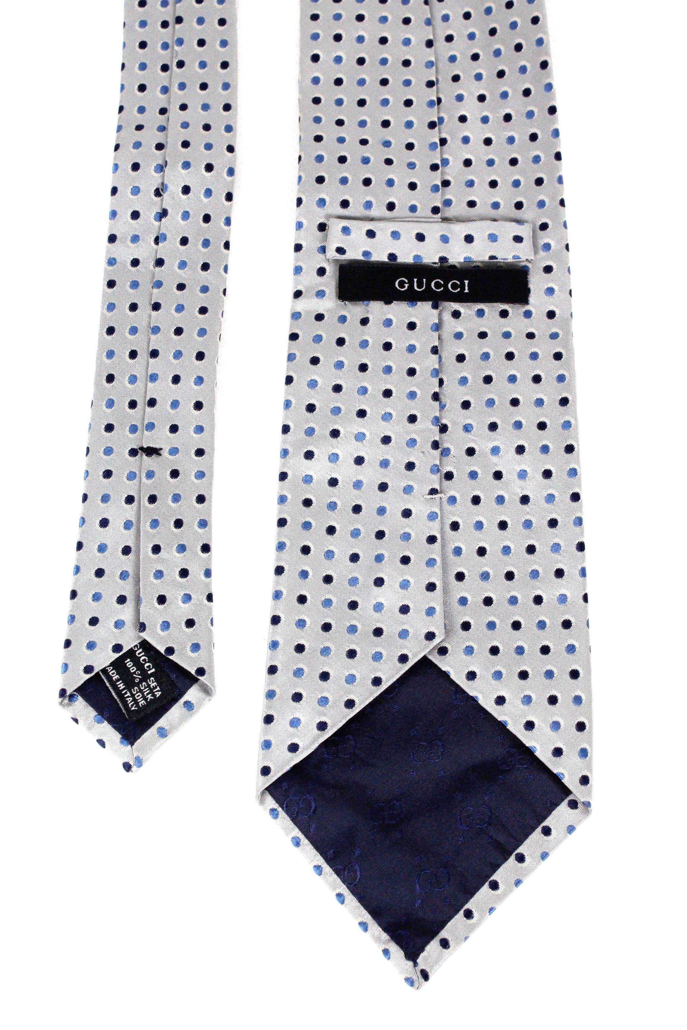 Gucci Gucci by Tom Ford Dot Monogram Pattern Tie Cravatte Size ONE SIZE - 2 Thumbnail