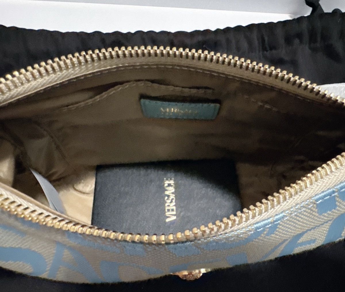 Versace Versace Logo Convertible Crossbody Bag – Retail $1630 Size ONE SIZE - 13 Thumbnail