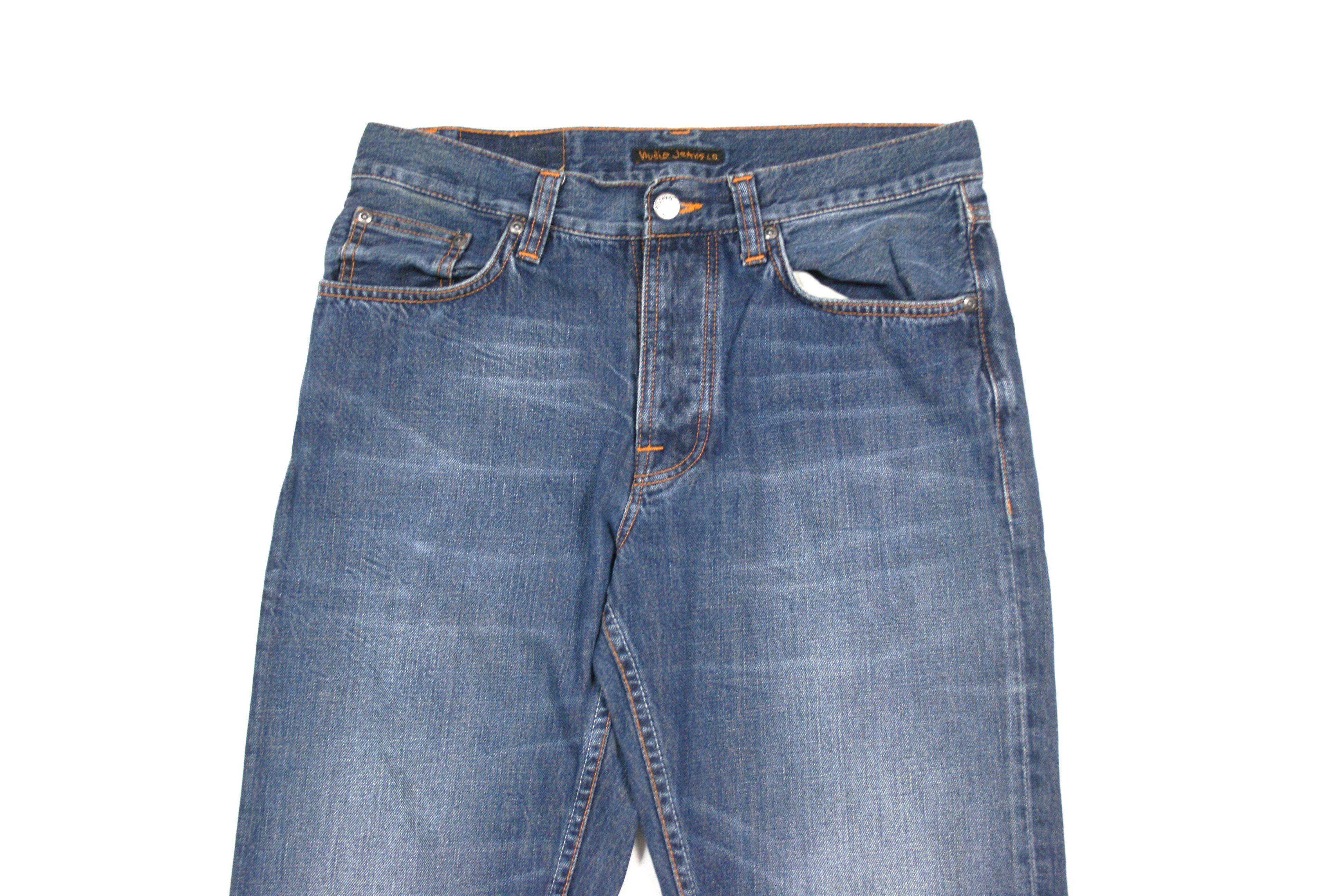 Nudie Jeans Steady Eddie 2 Rigid Dream Jeans Size US 30 / EU 46 - 3 Thumbnail