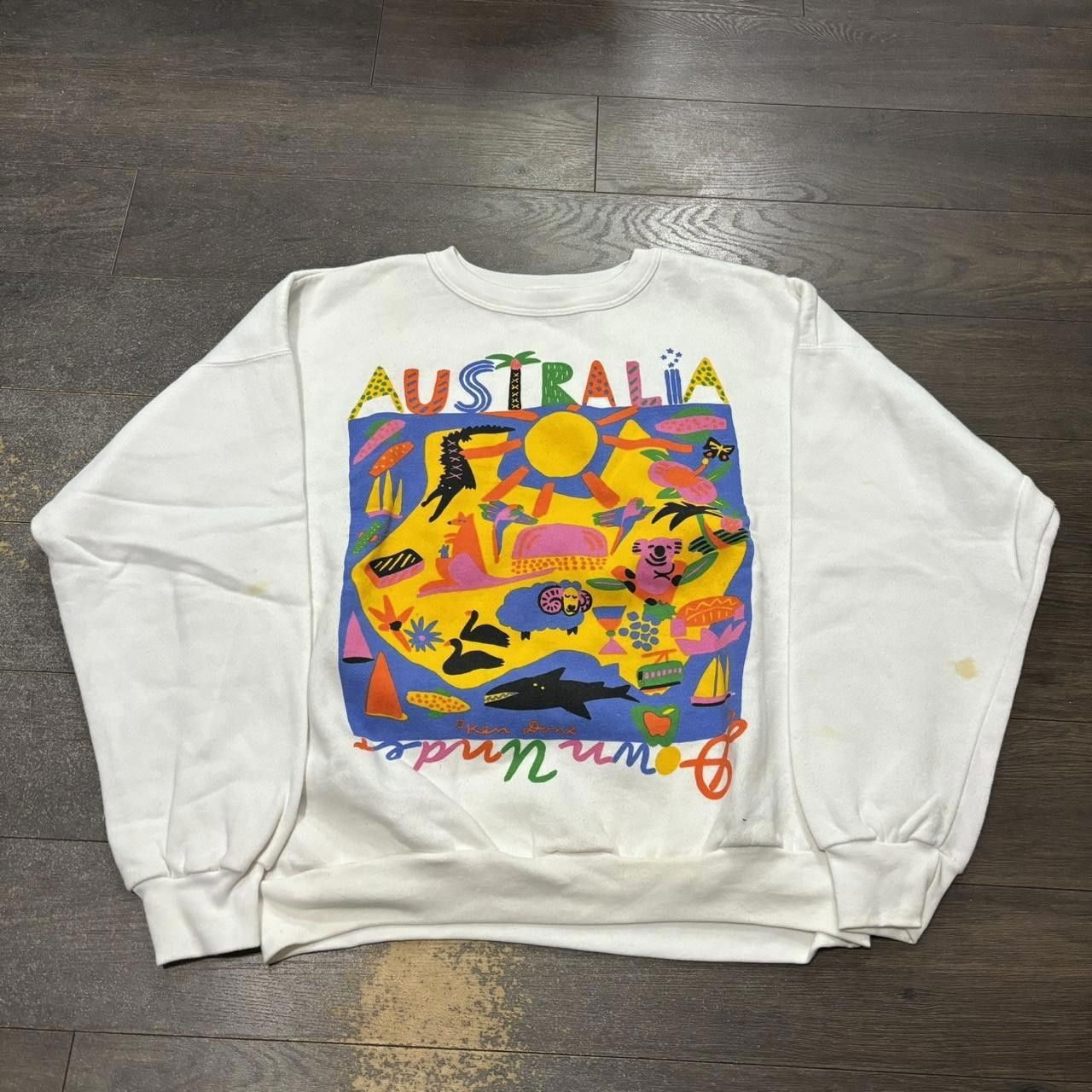Designer vintage Australia down under Ken done sweatshirt 90s M Size US M / EU 48-50 / 2 - 3 Thumbnail