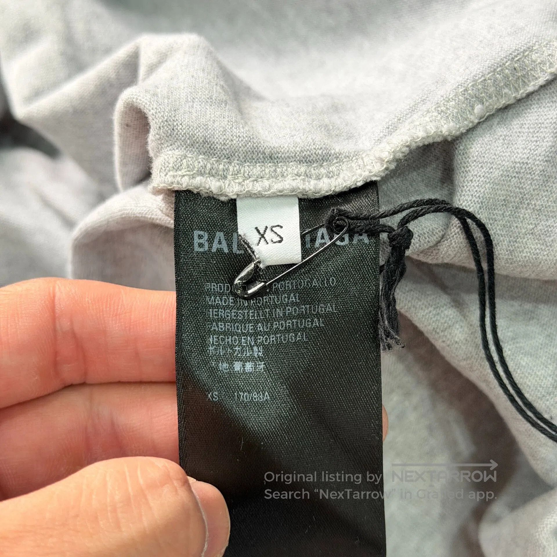 Balenciaga Balenciaga Gray Long Sleeve Shirt. Size US XS / EU 42 / 0 - 6 Thumbnail