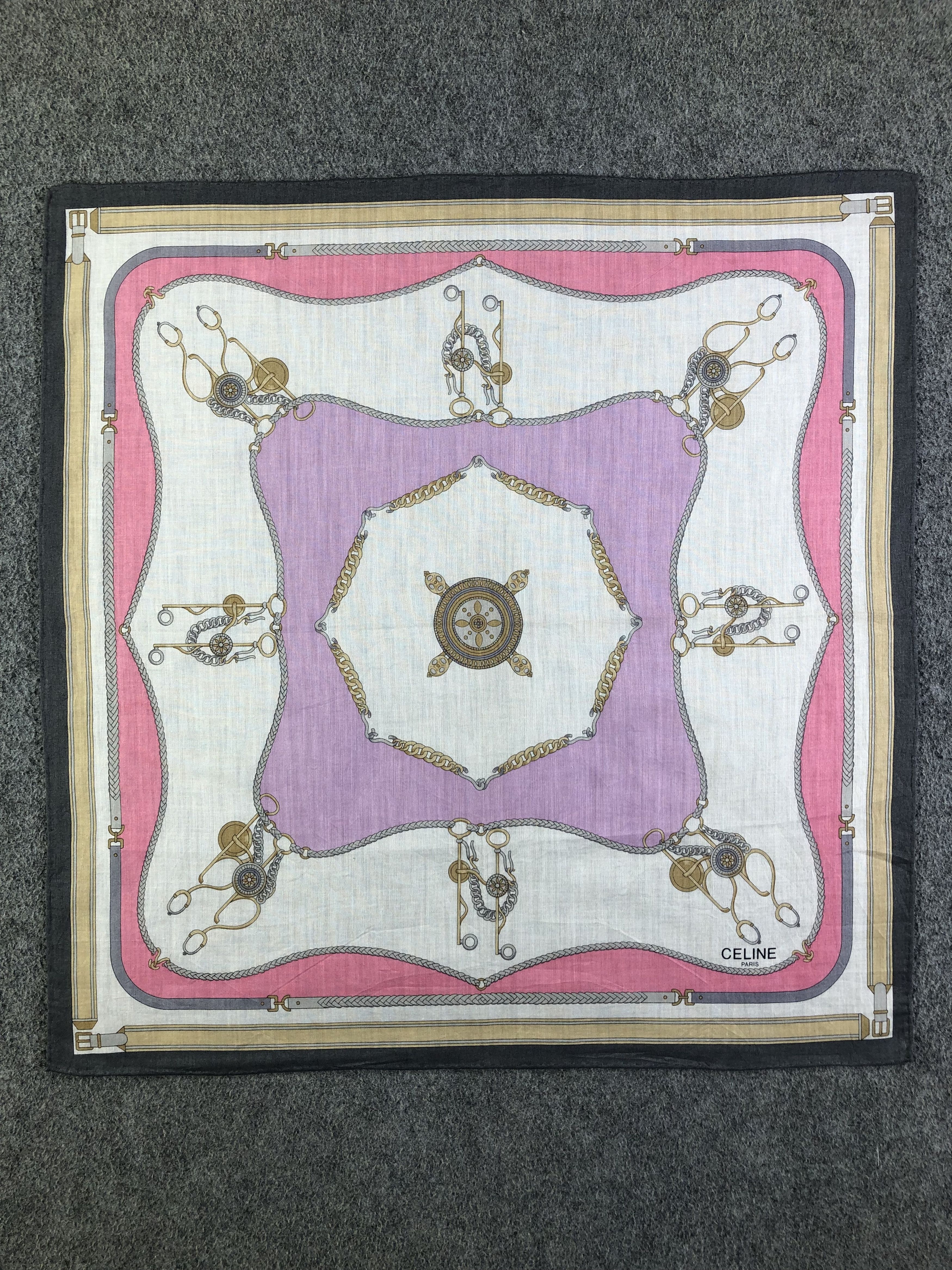 Celine Celine Handkerchief / Bandana / Neckerchief C388 Size ONE SIZE - 4 Thumbnail