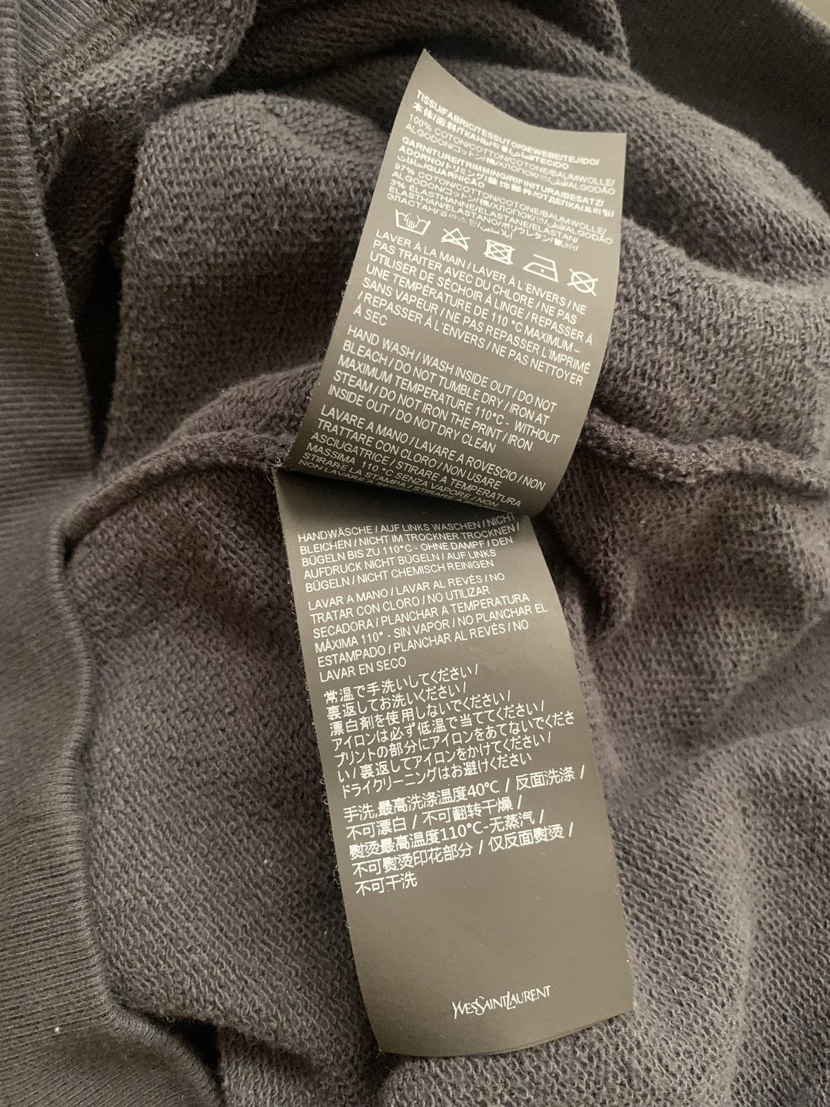 Saint Laurent Paris Saint Laurent Bat Hoodie Size US L / EU 52-54 / 3 - 8 Thumbnail