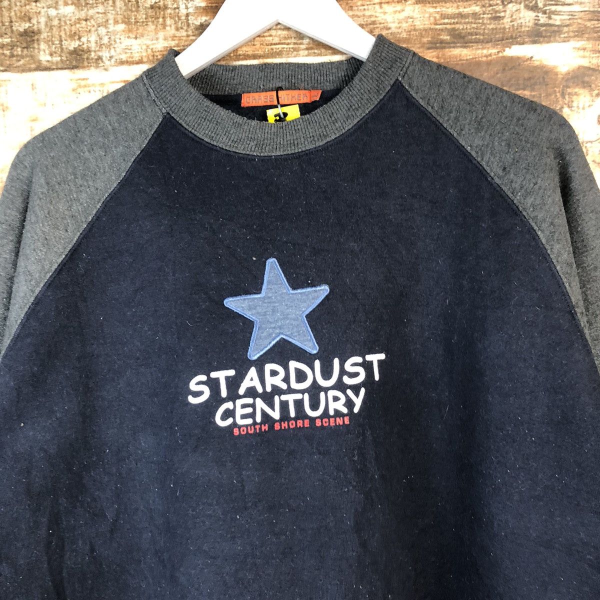 Japanese Brand Grass Hither Dark Blue Sweatshirt #A2035 Size US L / EU 52-54 / 3 - 5 Thumbnail