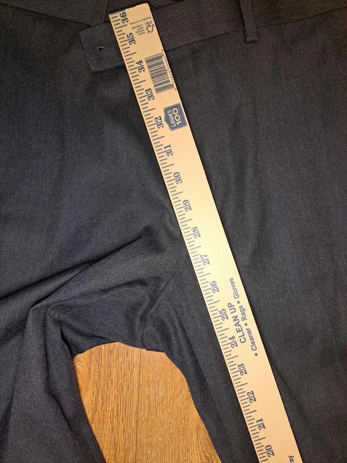 Polo Ralph Lauren Ralph Lauren Dress Pants Mens 36x29 Gray Slacks Suit Pants Size 44R - 7 Thumbnail