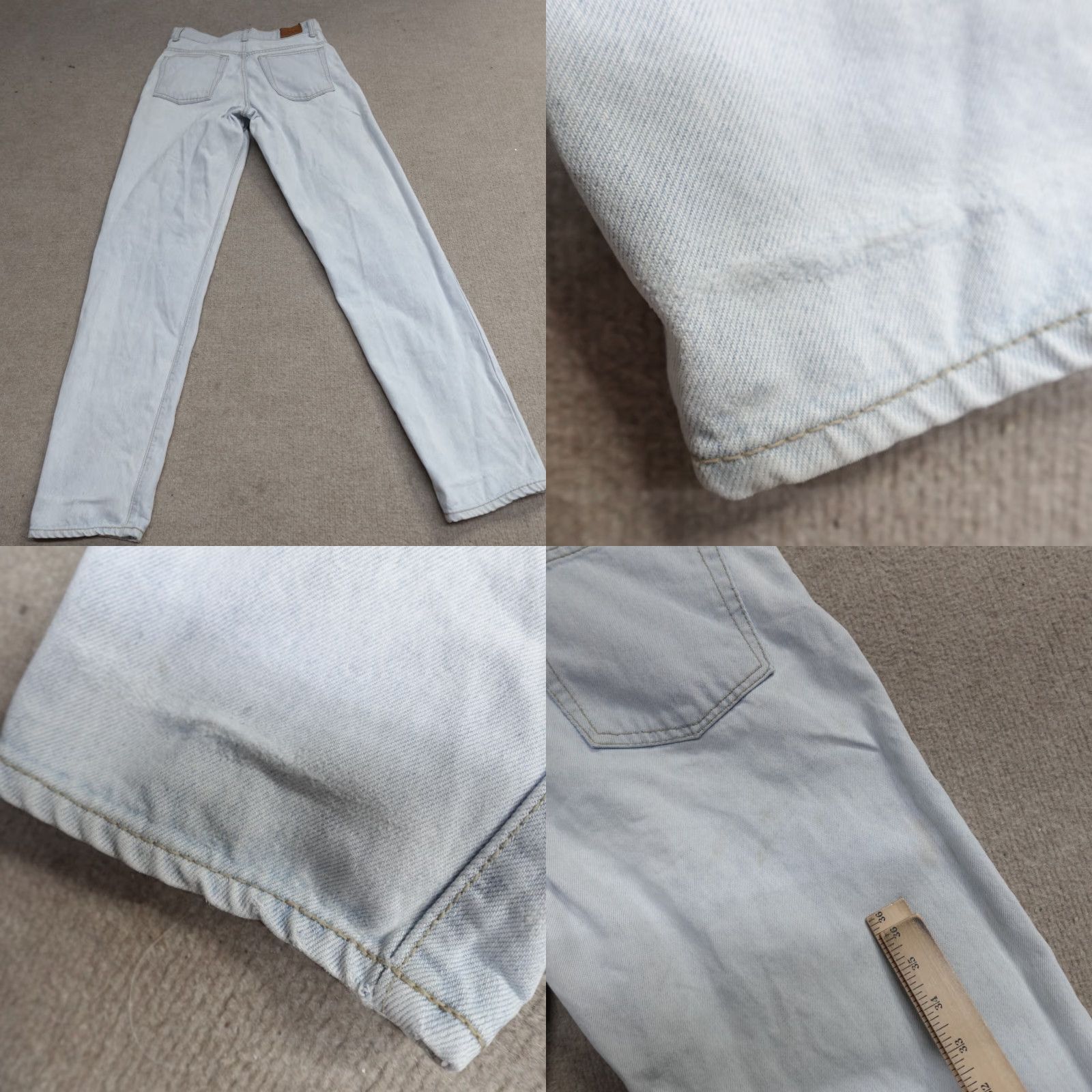 Vintage VINTAGE ACA Jeans 30 x 32 Blue Stonewash Cotton Straight Made in Japan Mens Jeans Size US 30 / EU 46 - 10 Thumbnail