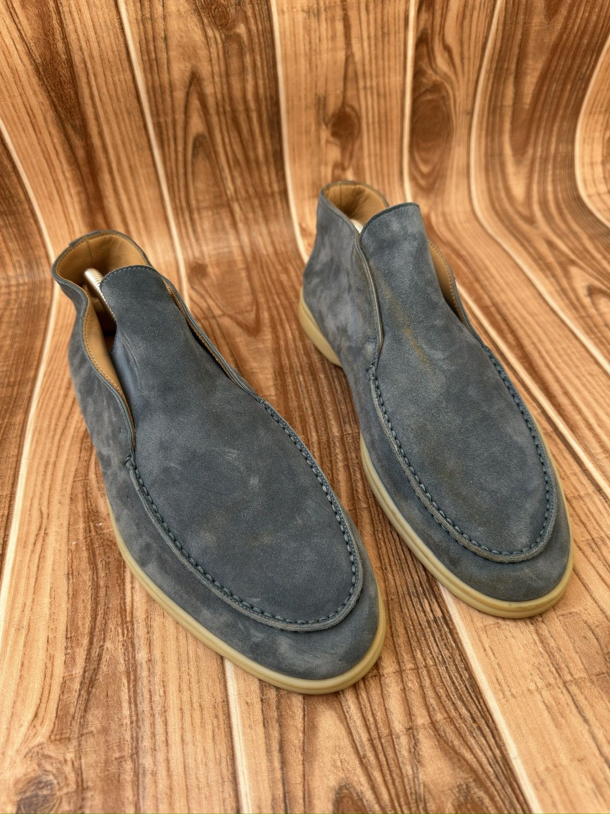 Loro Piana Loro Piana Dark Cyan Open Walk Ankle Boots Size US 8.5 / EU 41-42 - 2 Thumbnail