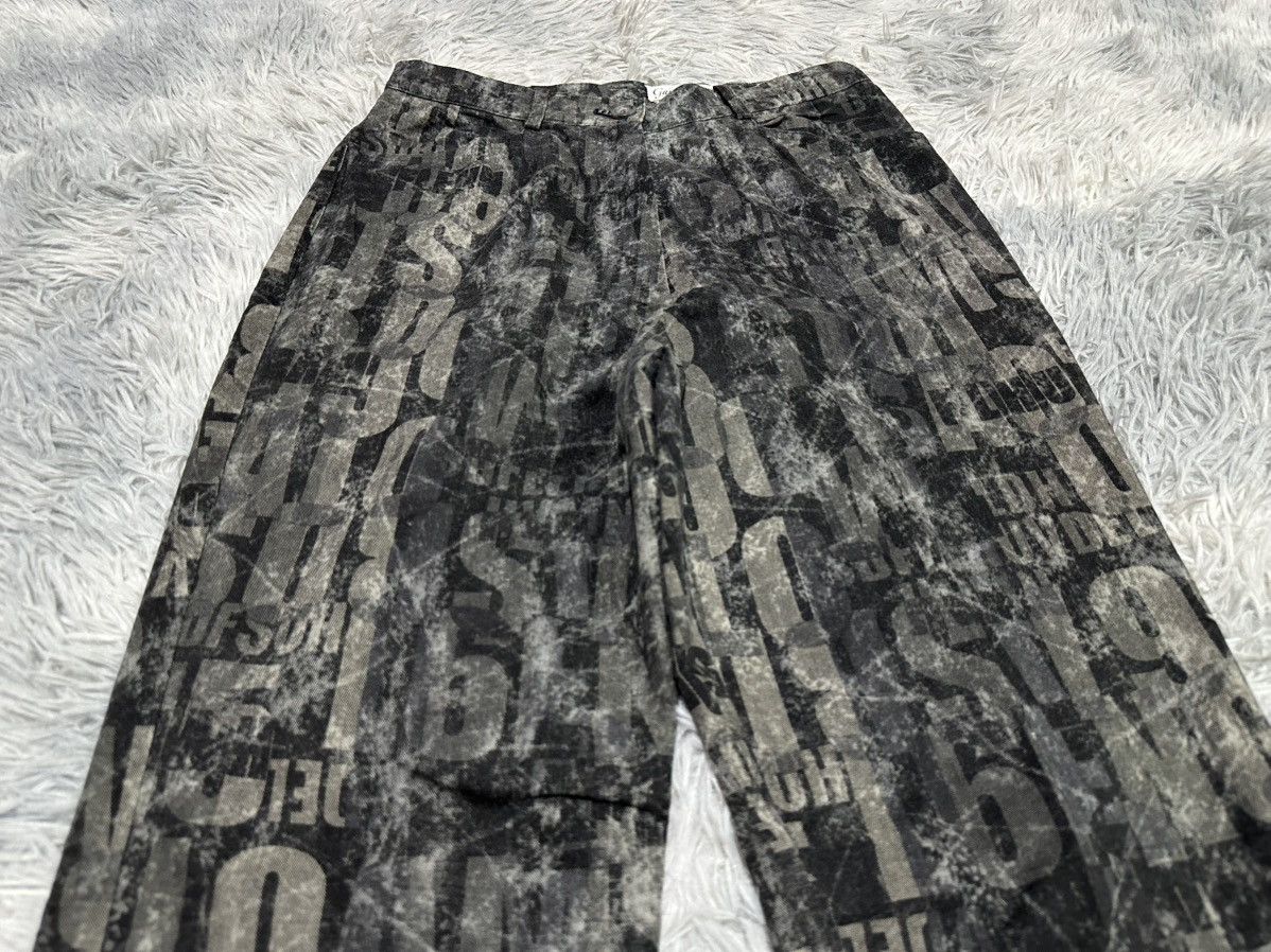 Japanese Brand 🔥Sick Y2K Japanese Poem Pants Vkei Goth Punk Size US 26 / EU 42 - 2 Thumbnail