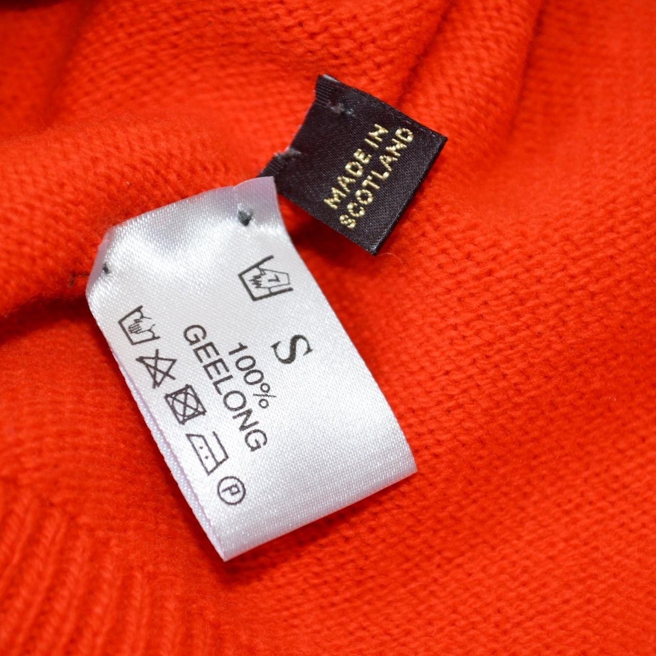 Paul Stuart Paul Stuart Orange Geelong Wool Crewneck Sweater small Size US S / EU 44-46 / 1 - 6 Thumbnail