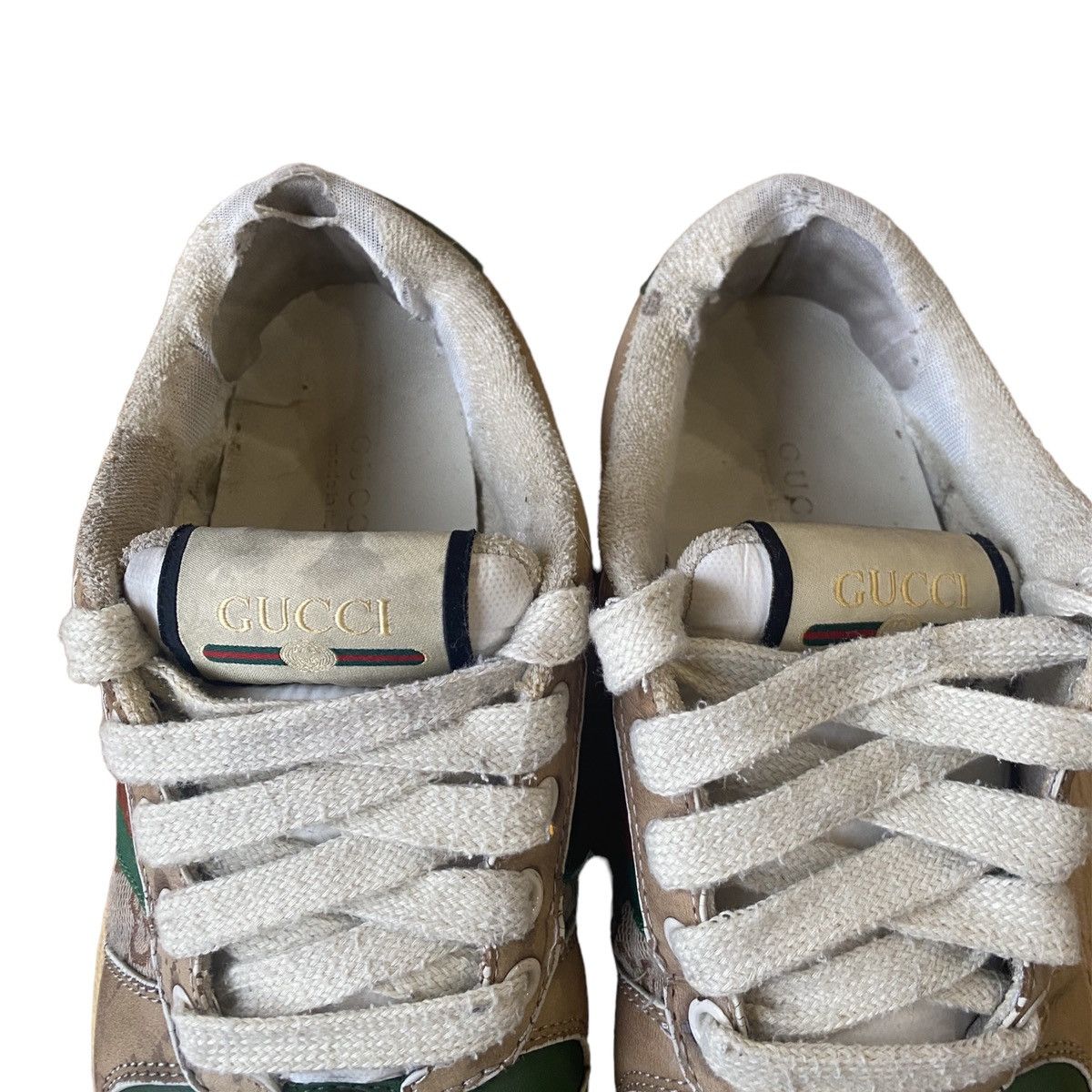 Gucci Gucci screener leather trainers 36 EUR Size US 5 / IT 35 - 3 Thumbnail
