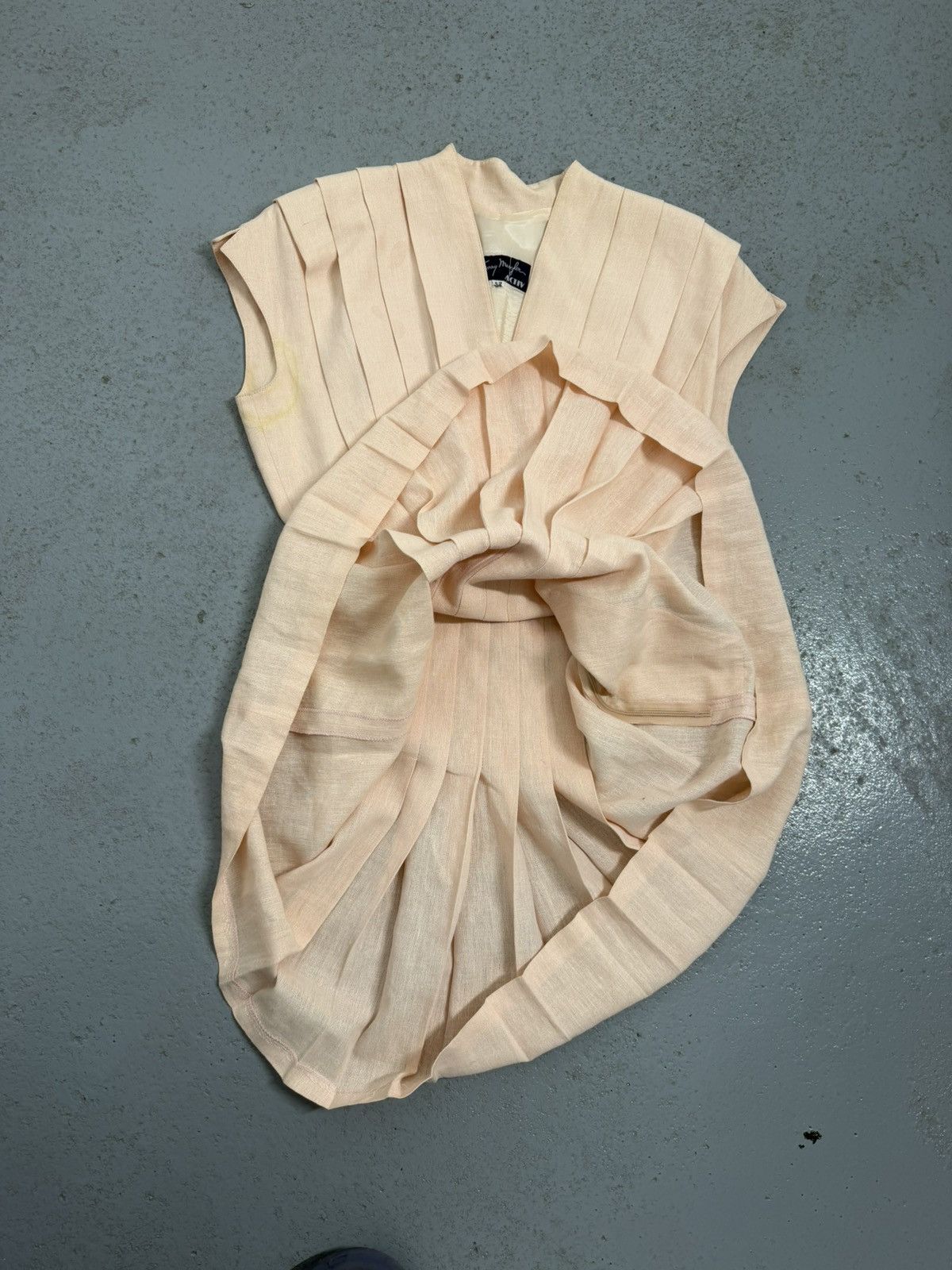 Thierry Mugler Vintage 80s Thierry Mugler Active Linen Dress Size M / US 6-8 / IT 42-44 - 10 Thumbnail