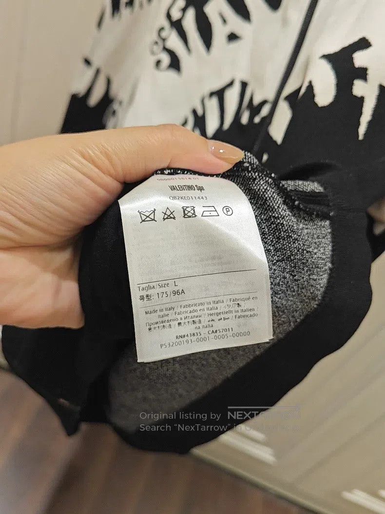 Valentino Valentino Knitted cardigan with letter zippers Size L / US 10 / IT 46 - 5 Thumbnail