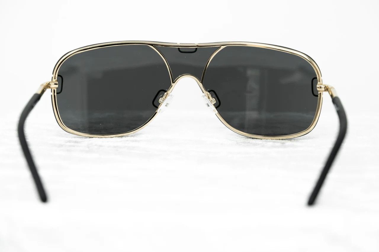 Yohji Yamamoto Yohji Yamamoto Sunglasses Gold and Grey Size ONE SIZE - 8 Thumbnail