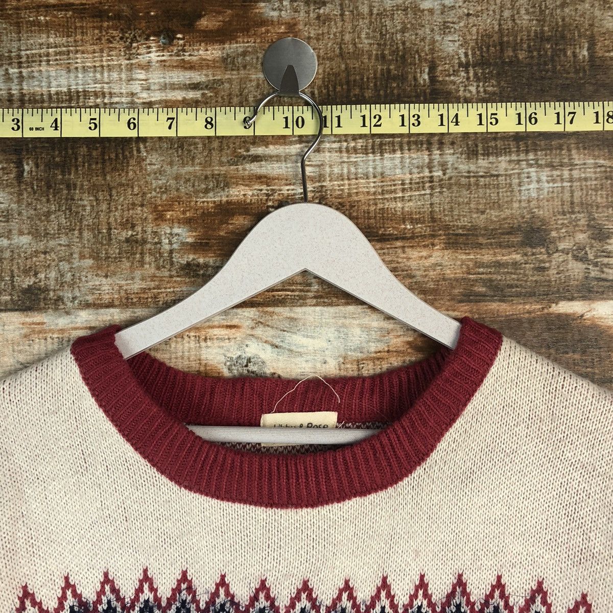 Homespun Knitwear × Japanese Brand Lobby & Rose Red Knitwear #A1322 Size S / US 4 / IT 40 - 4 Thumbnail