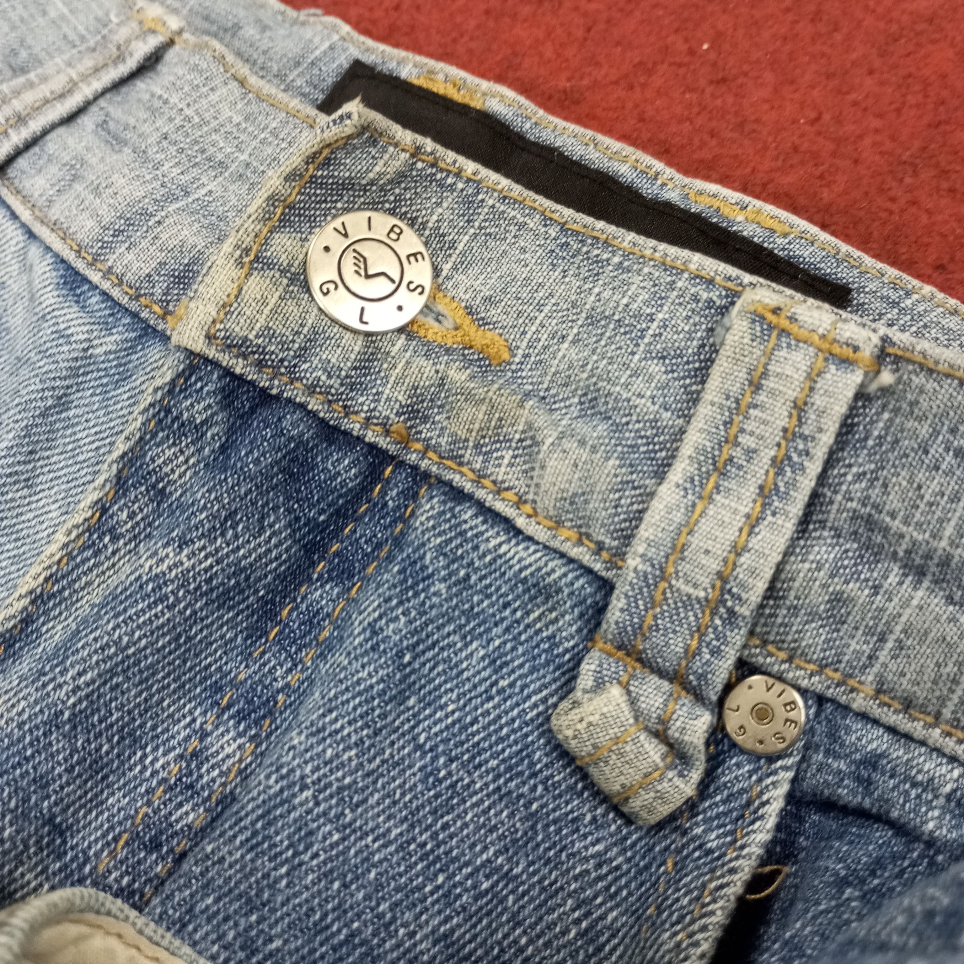 VIBE Vibes Gold Label Rare Fashion Patchwork Style Jeans Size US 34 / EU 50 - 15 Thumbnail