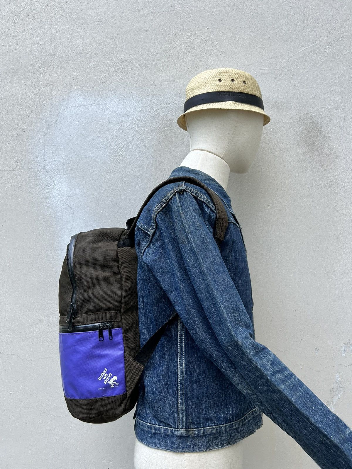 Vintage Vintage Sazaby Japan Waxed Backpack Bag Size ONE SIZE - 3 Thumbnail