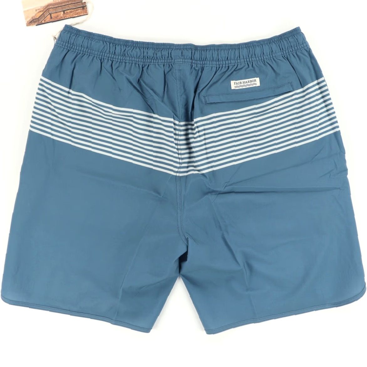 Vintage Fair Harbor Anchor Trunk Swimming Shorts Blue Striped Men's 3XL Size US 39 - 4 Thumbnail