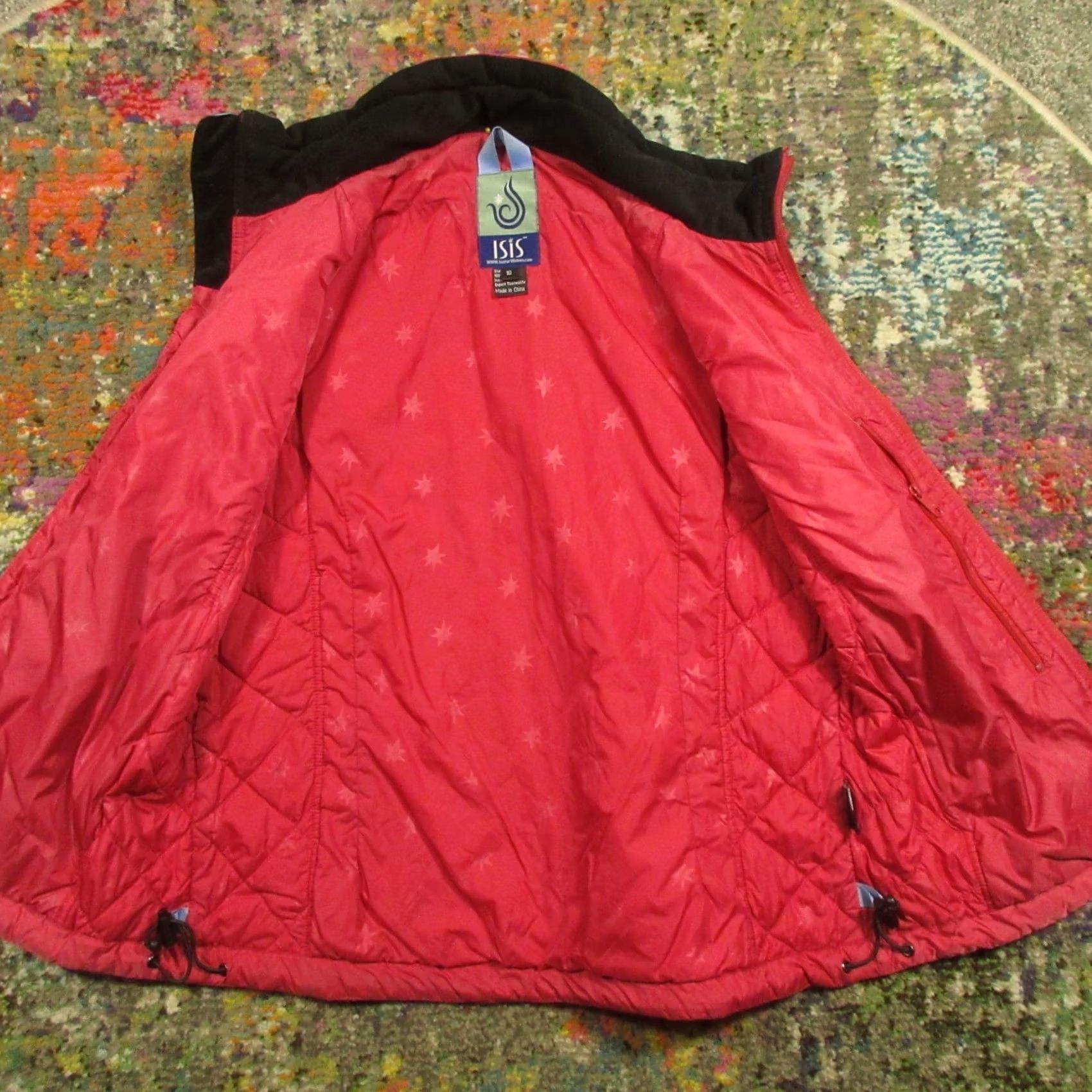 Pinko ISIS Puffer Vest Women’s 10 Pink Quilted Full Zip Lightweight Thermolite Vest Size L / US 10 / IT 46 - 5 Thumbnail