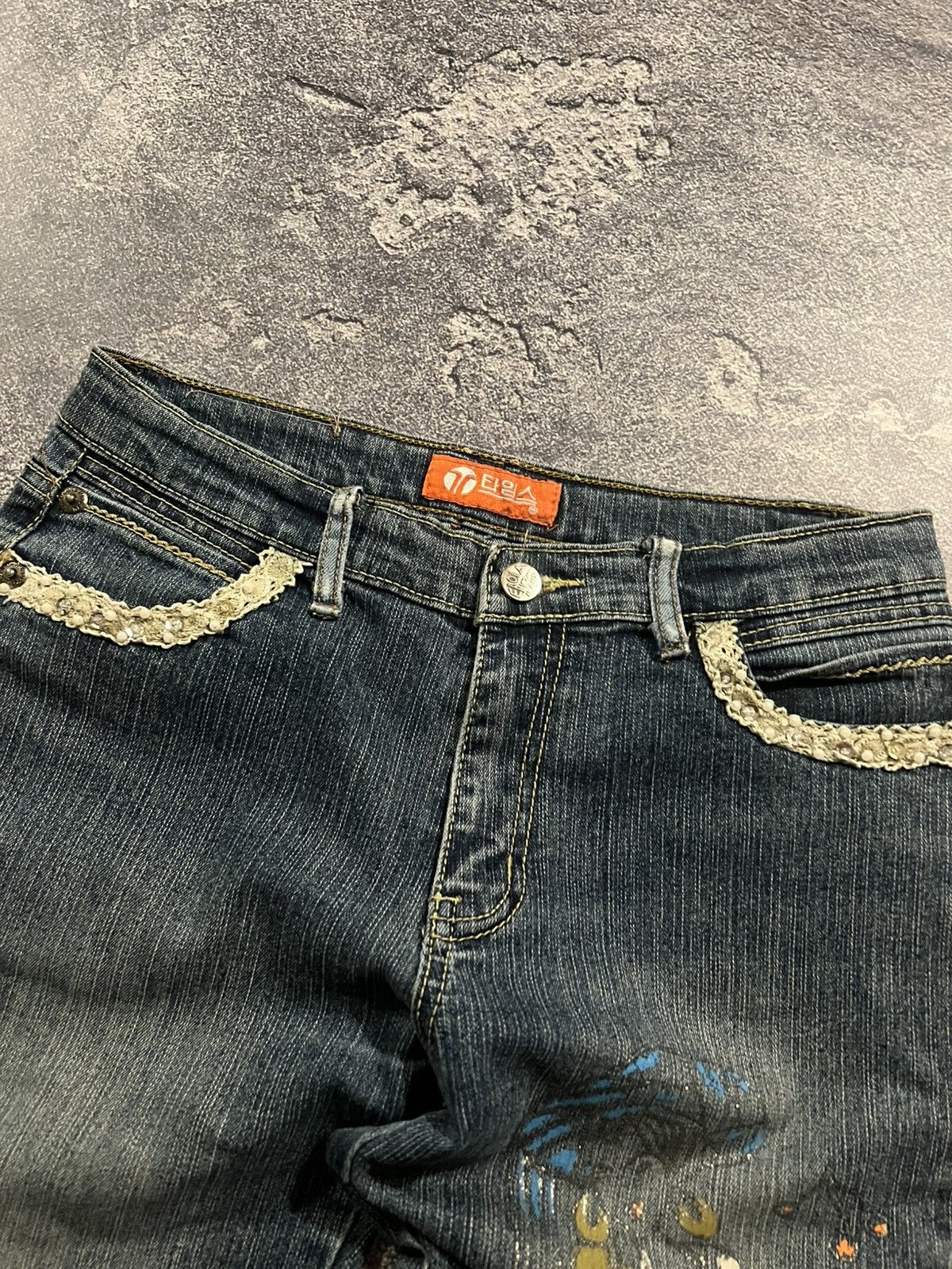 Vintage Distressed Flared Glamour Jeans / Archive Number Nine Style Size US 28 / EU 44 - 6 Thumbnail