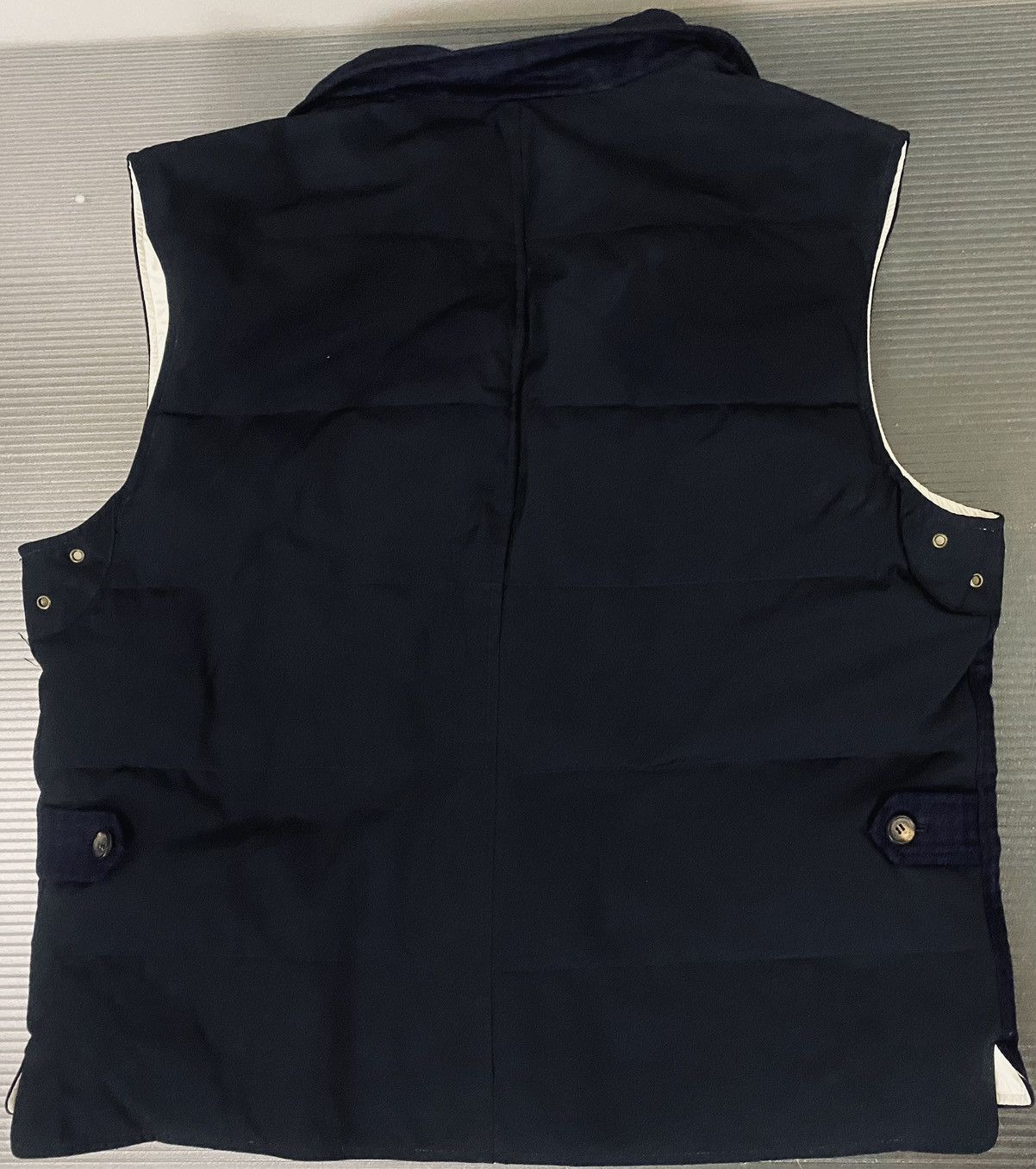 Luciano Barbera Luciano Barbera 🇮🇹 Wool Check Duck Down Filled Gilet 56 NEW Size US XL / EU 56 / 4 - 4 Thumbnail