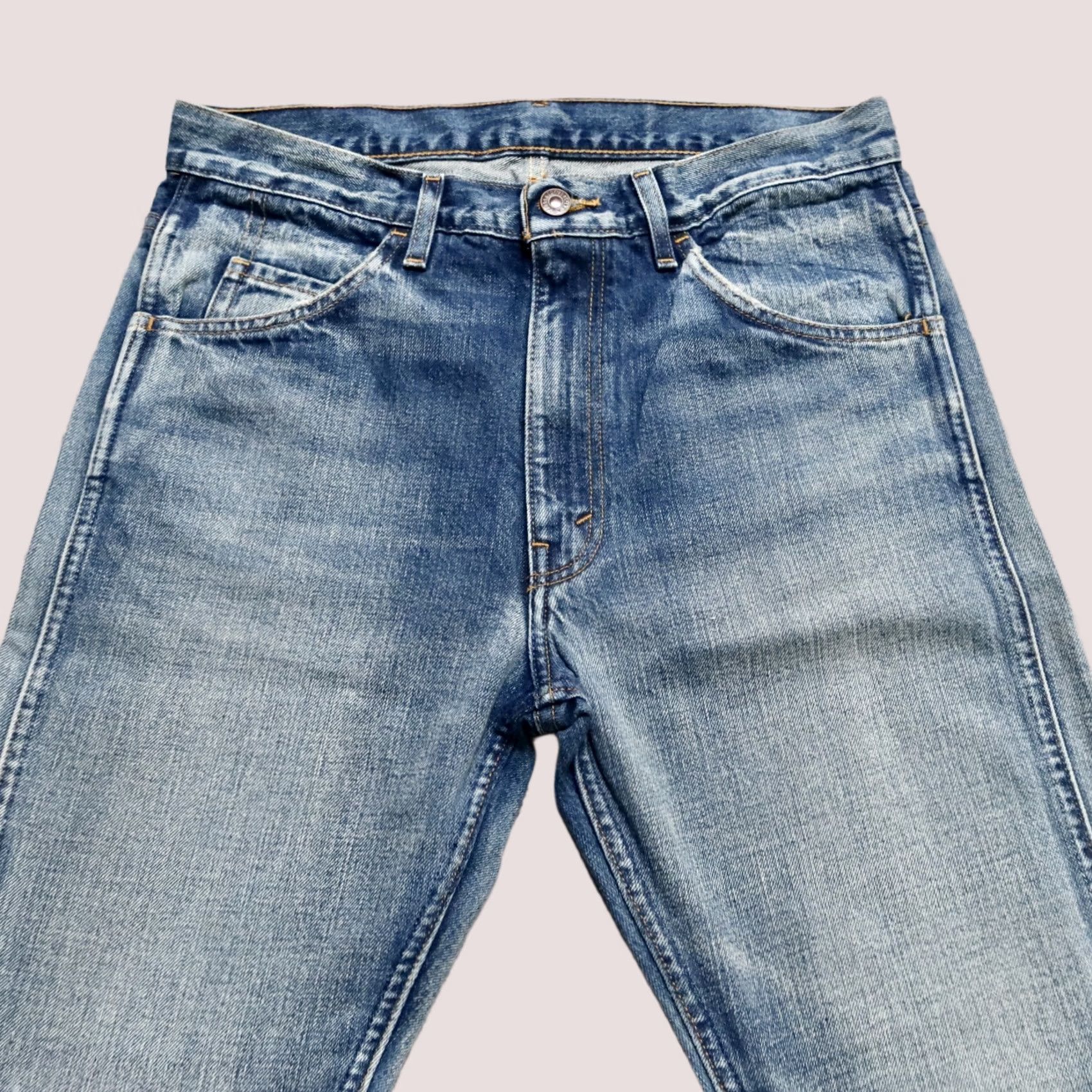 Levi's VINTAGE Levi's LVC Jeans Cone Denim Big E 31 Mens Medium Wash Denim Jeans Size US 31 - 1 Thumbnail