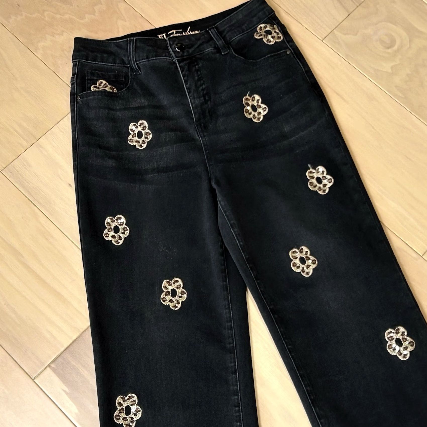 Denime VINTAGE? No. Frank Lyman Montreal Jeans Women’s Medium Rock? (No) Size 27" / US 4 / IT 40 - 2 Thumbnail