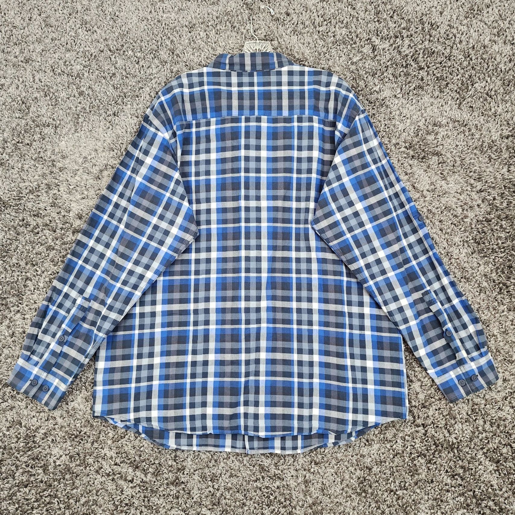 Vintage Columbia Shirt Men 2XL Blue Plaid Long Sleeve Button-Up Size US XXL / EU 58 / 5 - 5 Thumbnail