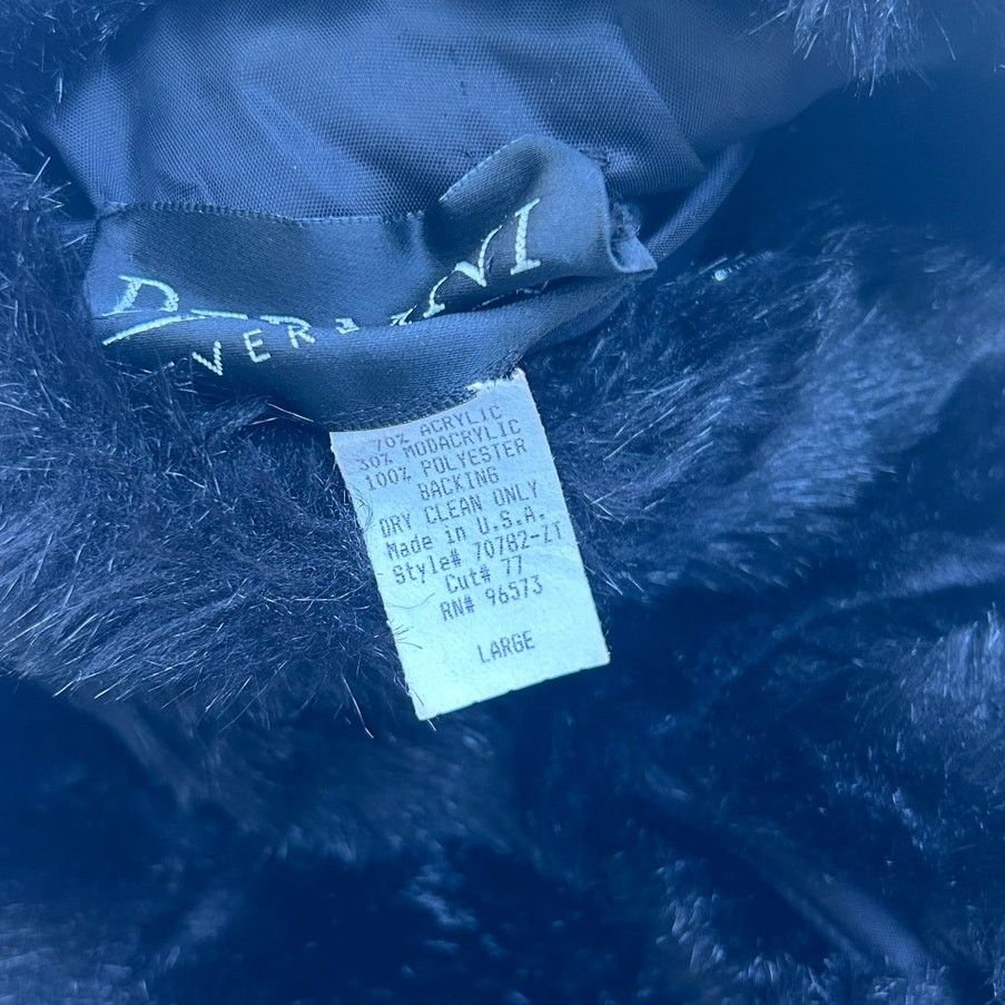 Giani Bernini Bernini Beverly Hills Vintage Black Fur Vest Size Large Size L / US 10 / IT 46 - 3 Thumbnail