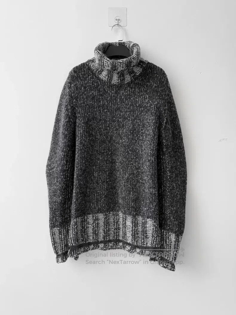 Maison Margiela Maison Margiela Coarsely woven turtleneck sweater Size S / US 4 / IT 40 - 1 Thumbnail