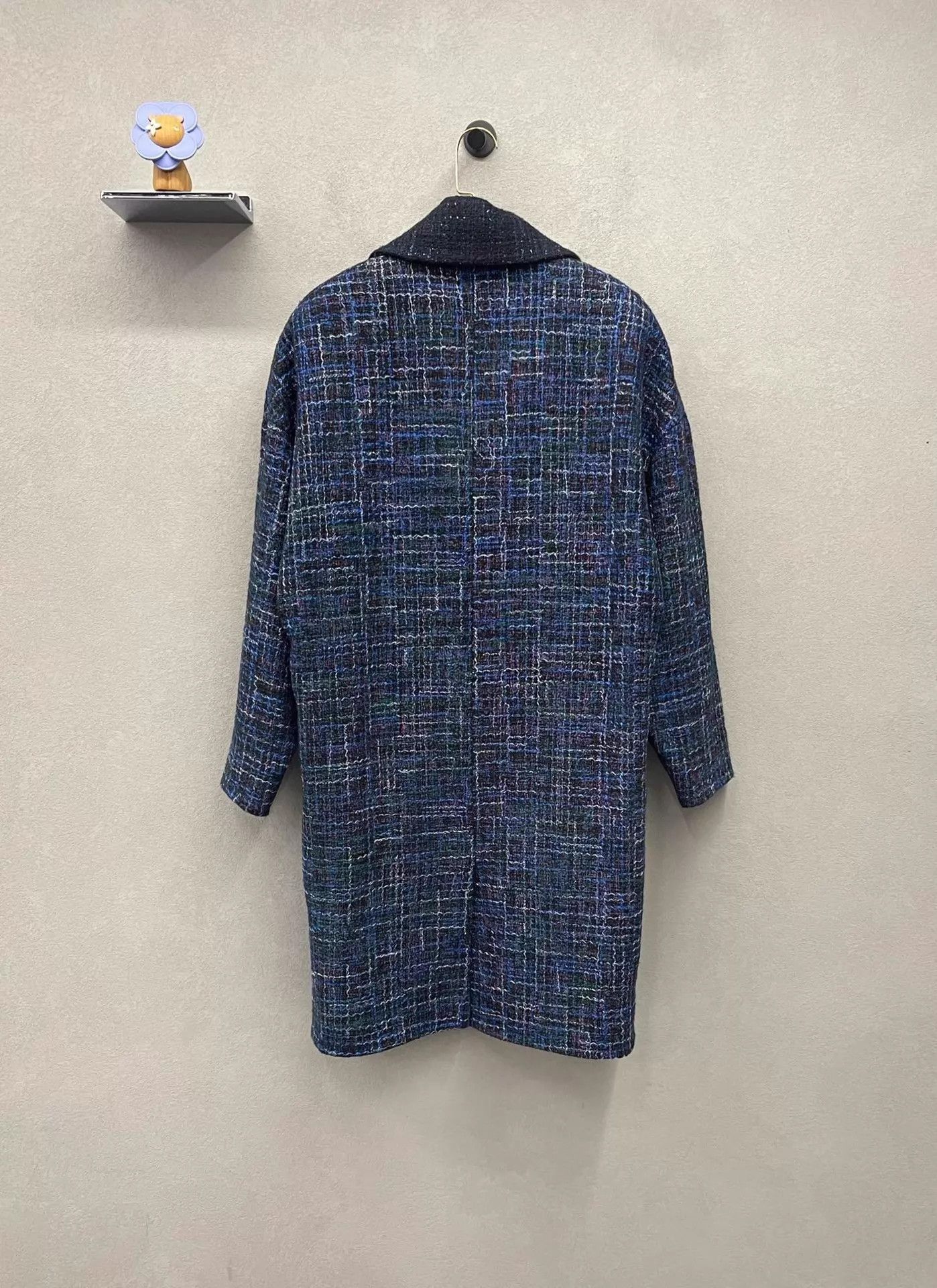 Chanel Chanel Blue Tweed Jacket Vintage 36 Size XS / US 0-2 / IT 36-38 - 2 Thumbnail