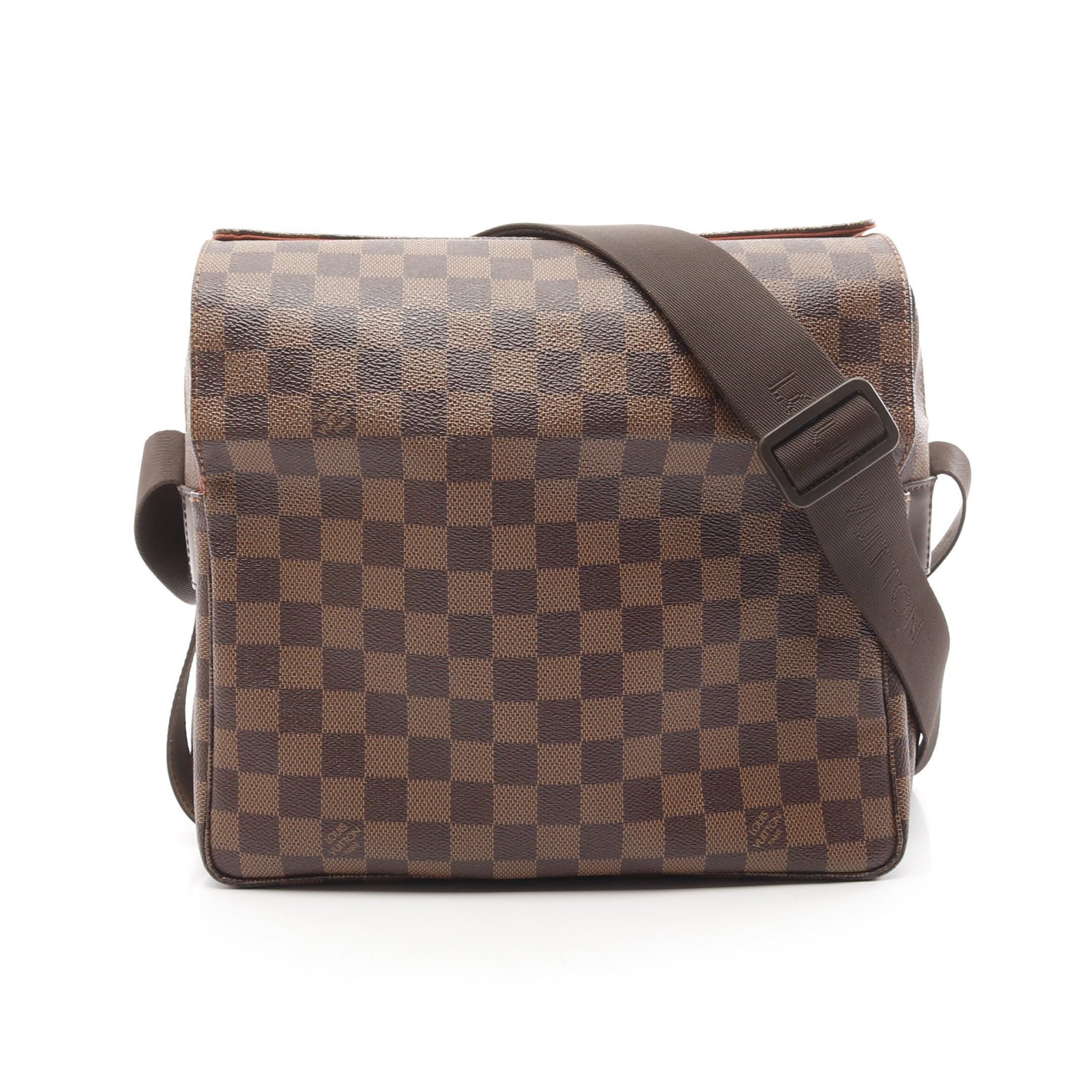Louis Vuitton Louis Vuitton Naviglio Damier Ebene Shoulder Bag Leather Brown Size ONE SIZE - 1 Thumbnail