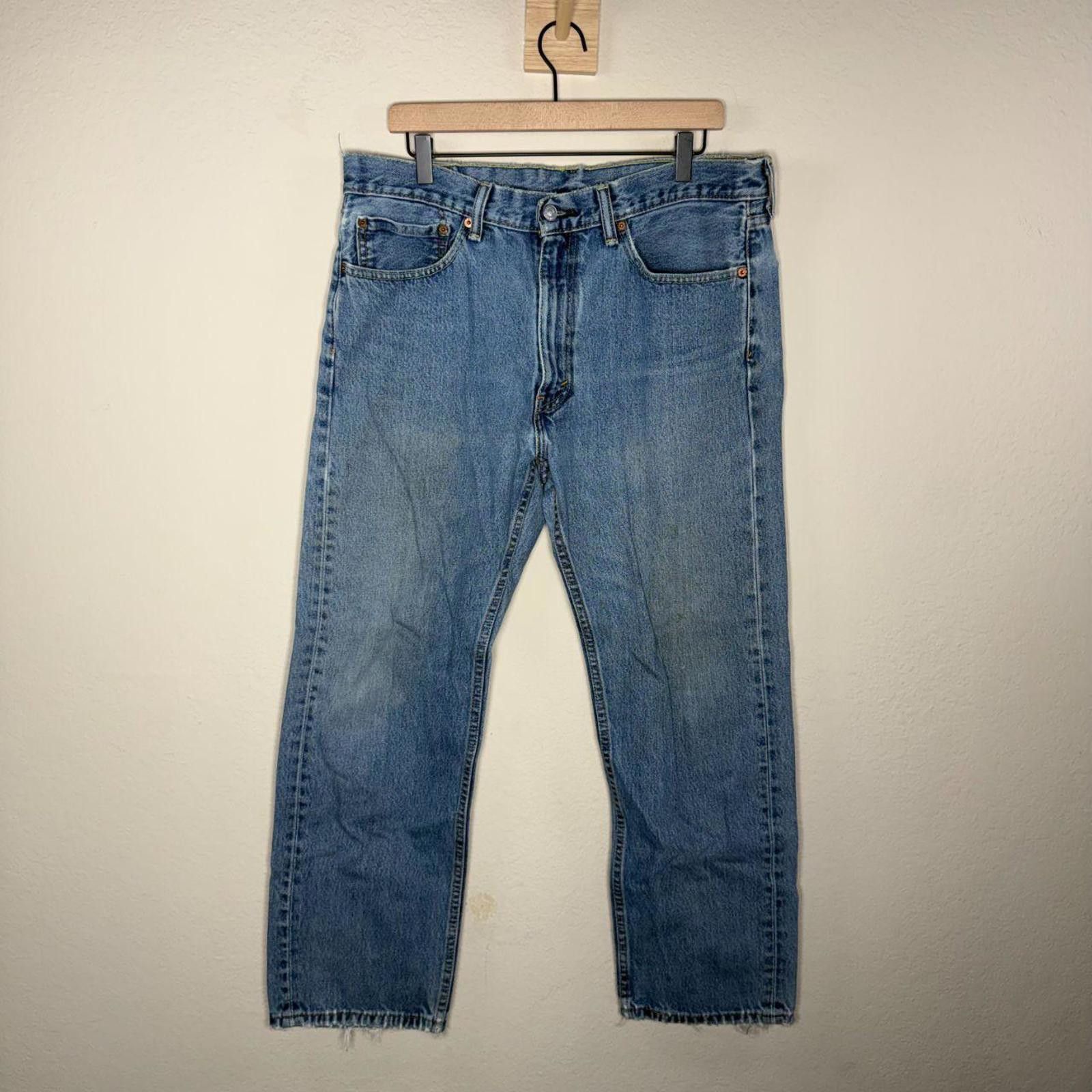 Levi's Levis 505 Jeans Men's 36x29 Blue Size US 36 / EU 52 - 1 Thumbnail