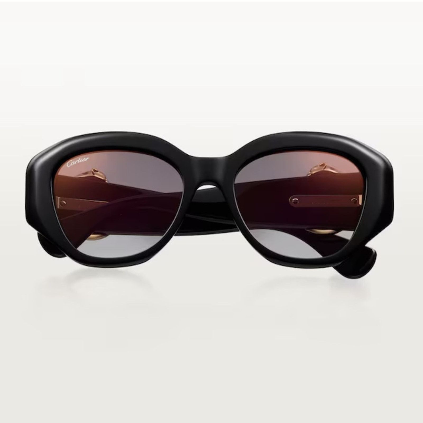 Cartier New! Cartier CT0502S 001 Panthere Sunglasses, Authentic Size ONE SIZE - 6 Thumbnail