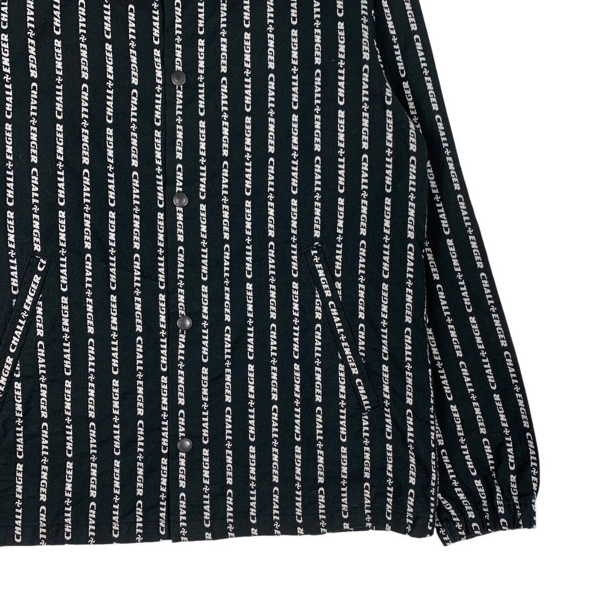CHALLENGER CHALLENGER All Over Striped Logo Casual Jacket #1289-C58 Size US M / EU 48-50 / 2 - 4 Thumbnail