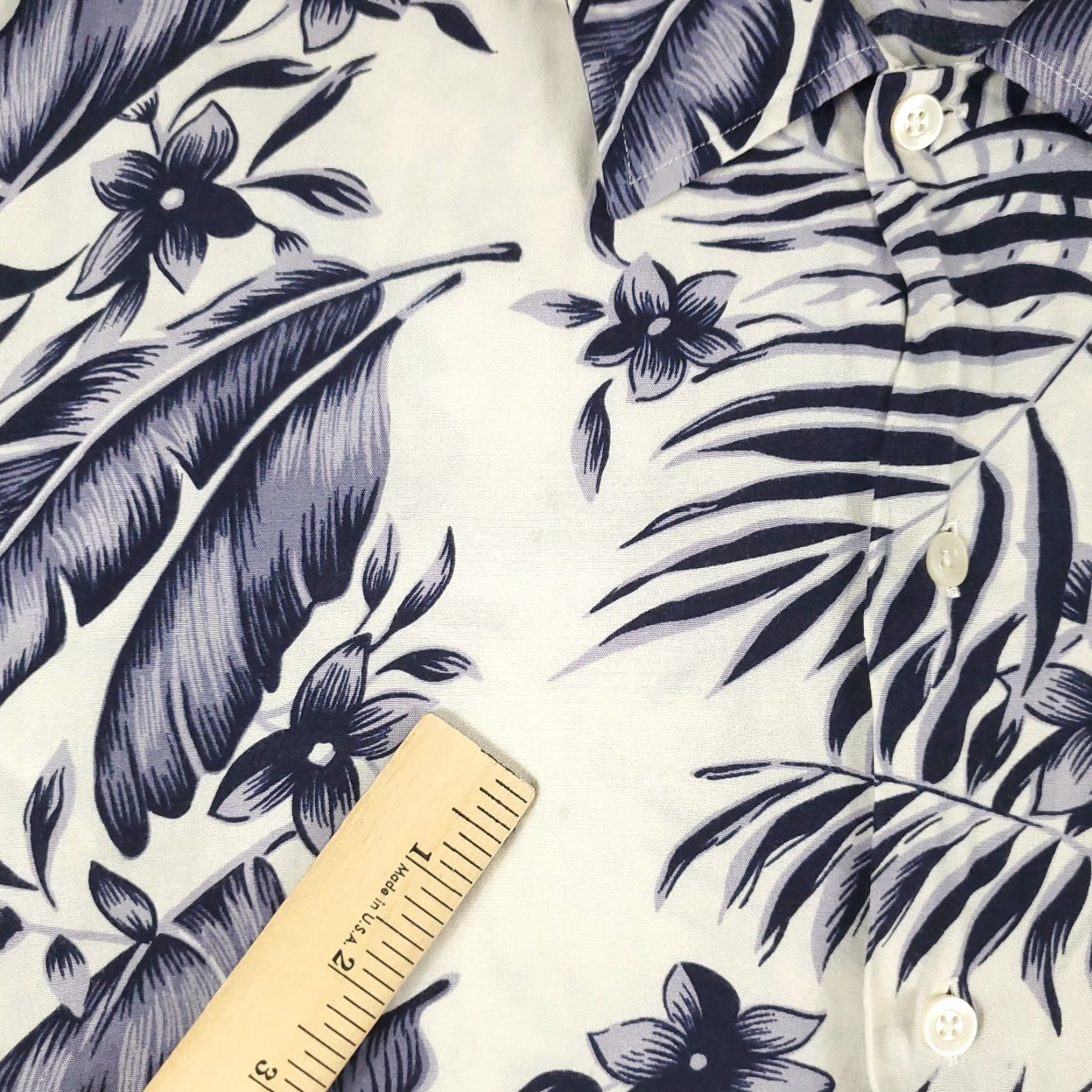 Ralph Lauren Ralph Lauren Mens Shirt 2XL Short Sleeve Button-Up Floral Hawaiian Blue Classic, Preppy, All Seasons Size US XXL / EU 58 / 5 - 6 Thumbnail