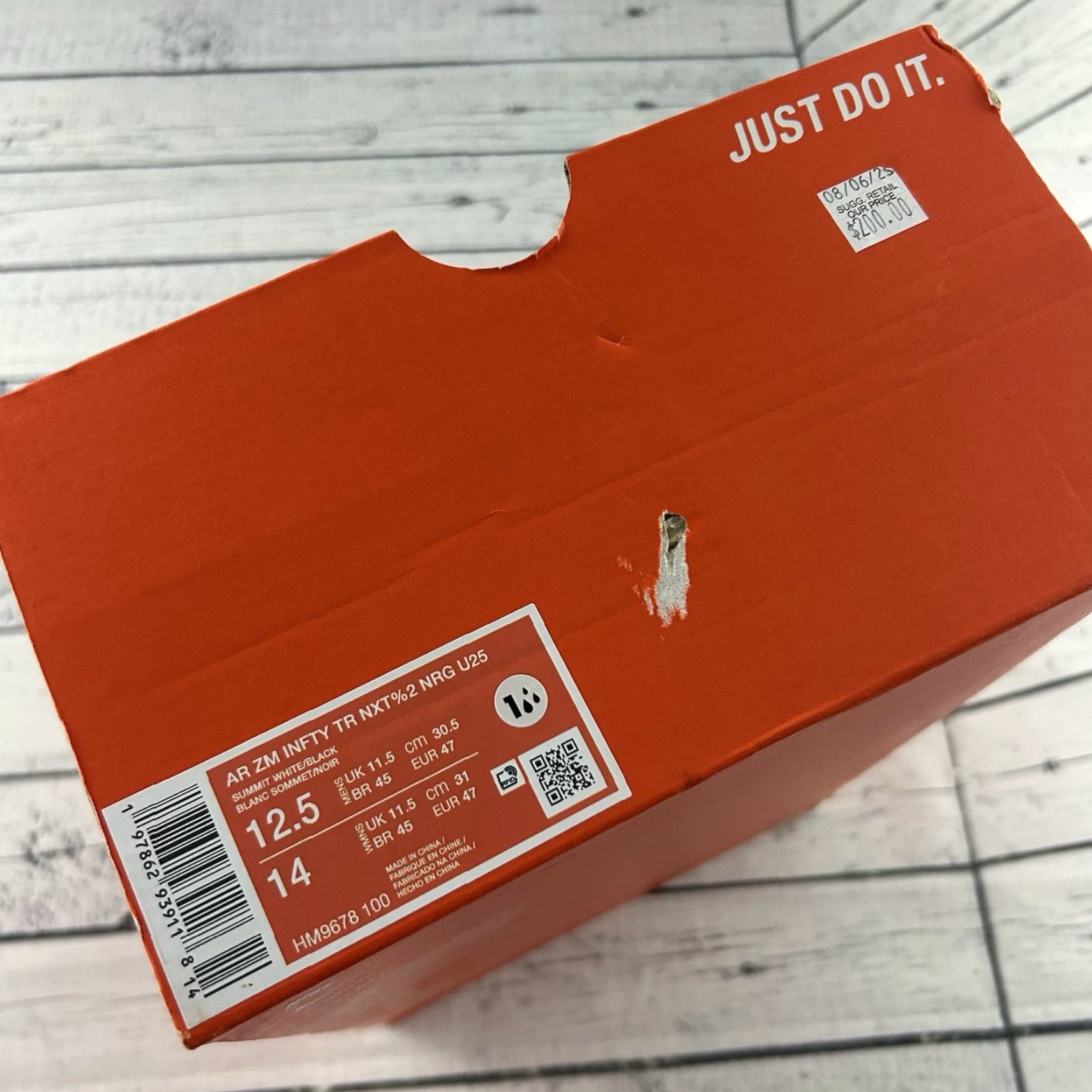 Nike Nike Infinity Tour 2 NRG US Open Golf HM9678-100 Mens Size 12.5 White Nike Infinity Tour 2 Sneakers Golf Shoes HM9678-100 Mens Size 12.5 White Size US 12 / EU 45 - 6 Thumbnail
