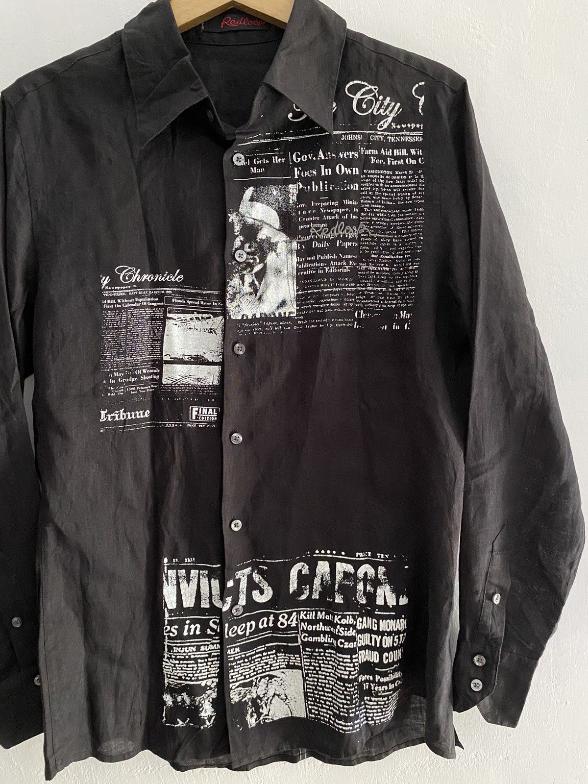 14th Addiction × If Six Was Nine × Le Grande Bleu (L.G.B.) Japanese levis redloop poem button up shirts Size US L / EU 52-54 / 3 - 3 Thumbnail