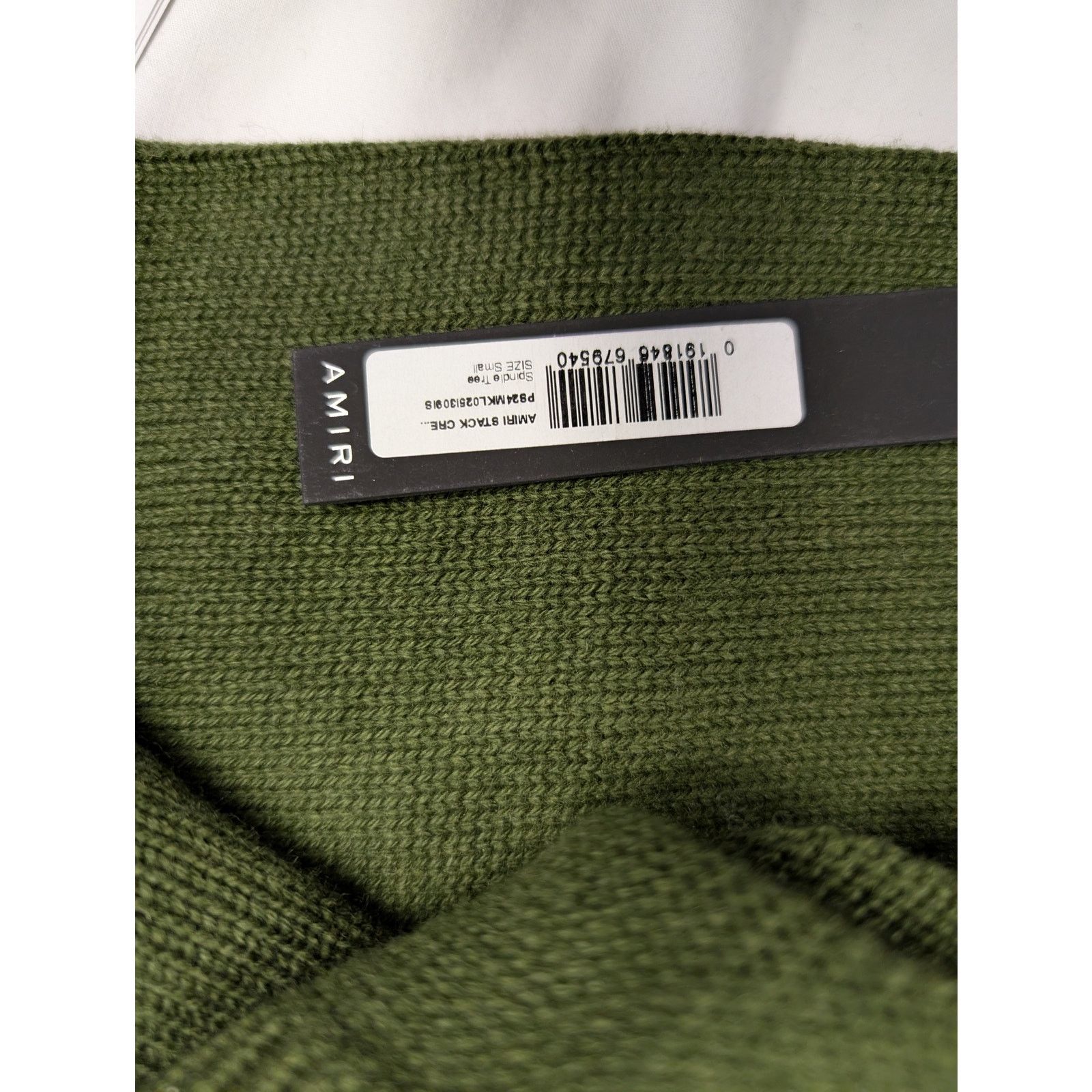 Amiri o1rshd1 Amiri Stack Crewneck Sweatshirt in Spindle Tree Size US S / EU 44-46 / 1 - 18 Thumbnail